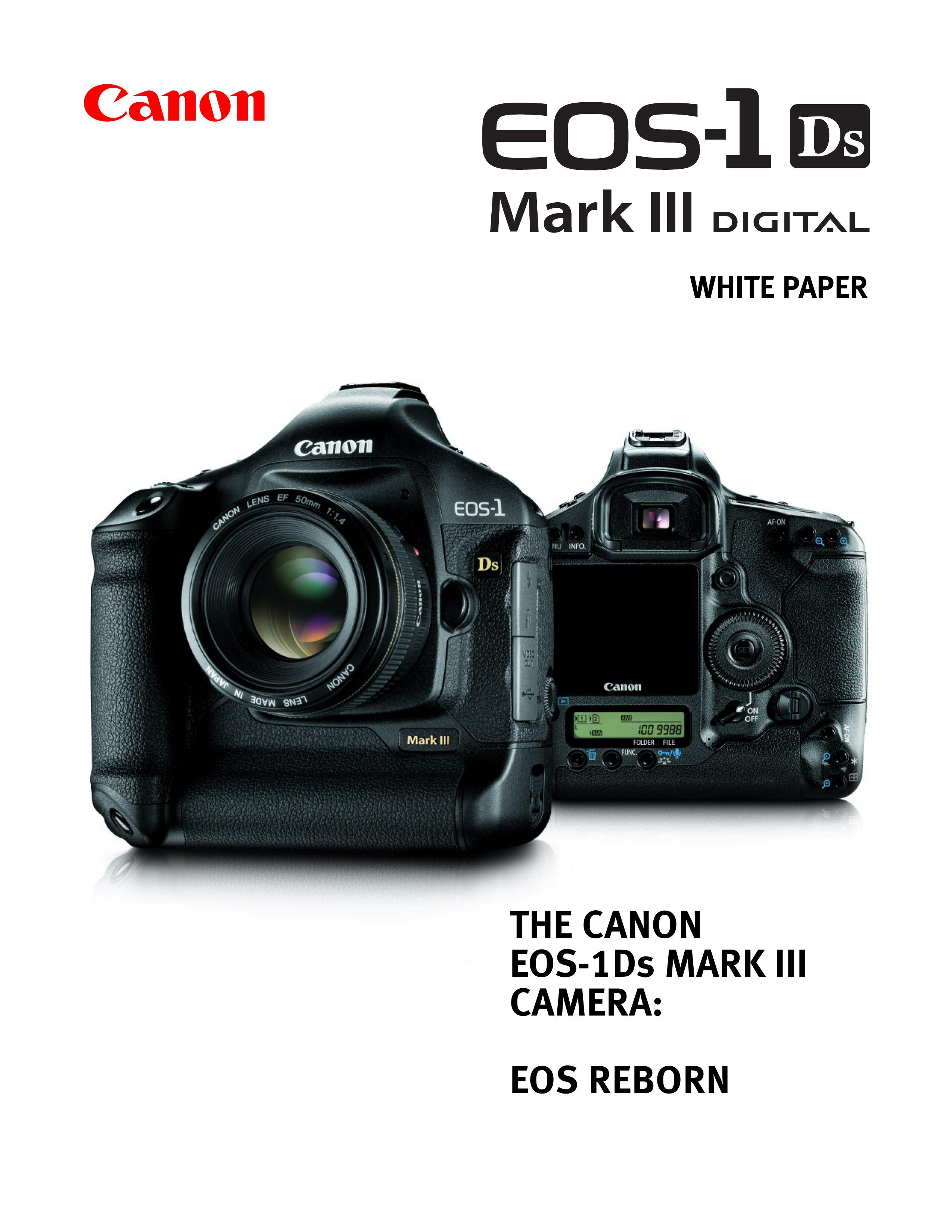 Canon 1Ds Camcorder User Manual