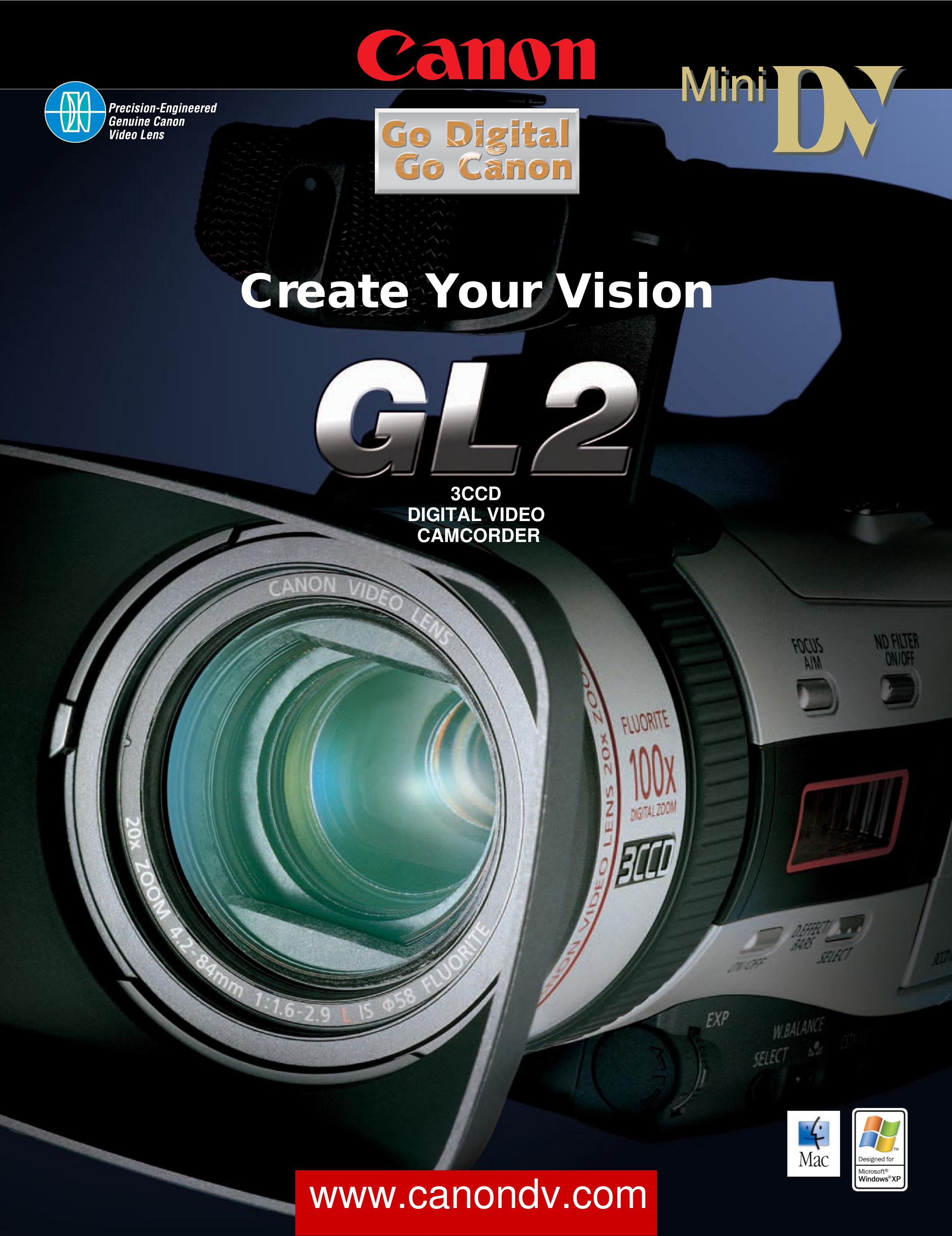 Canon 3ccd Camcorder User Manual
