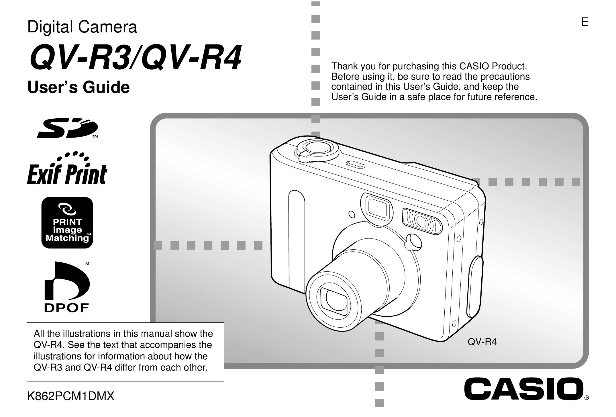 Casio QV-R4 Camcorder User Manual