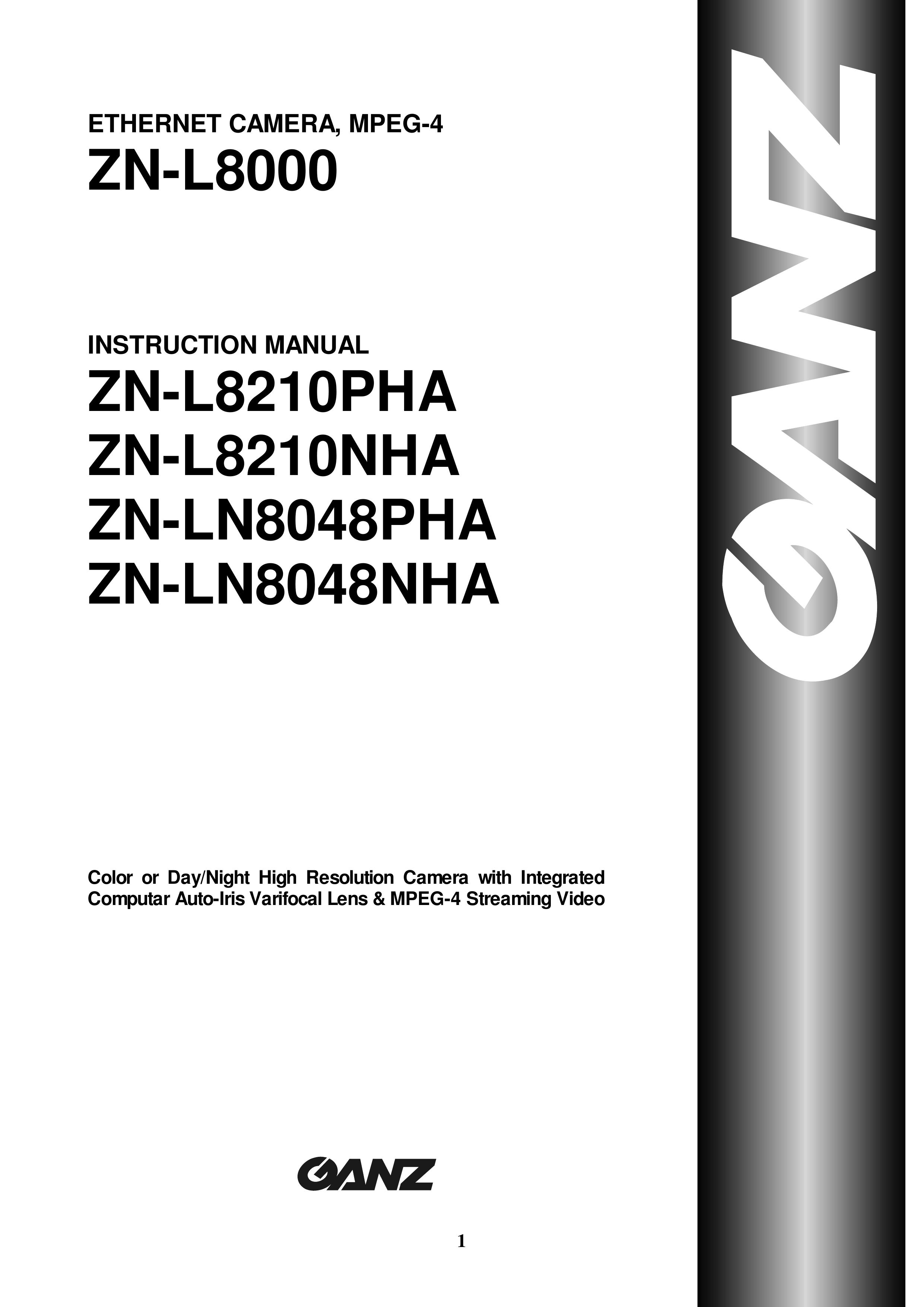 CBC ZN-L8000 Camcorder User Manual