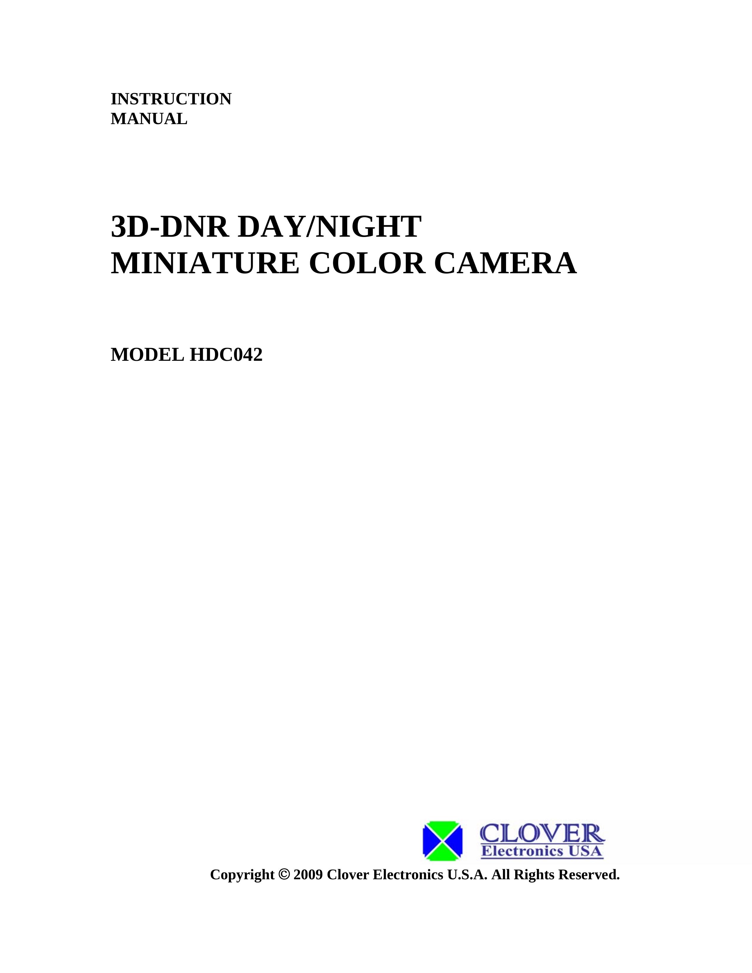 Clover Electronics HDC042 Camcorder User Manual