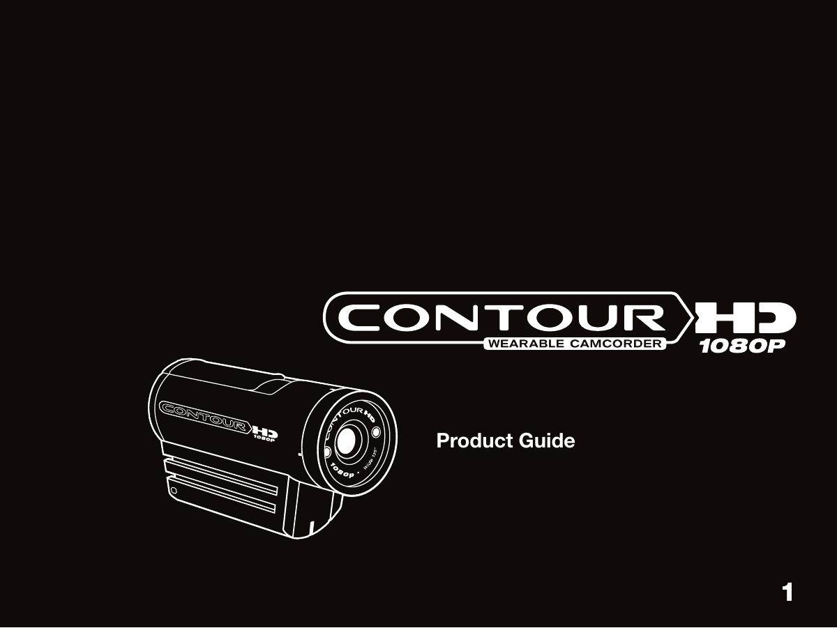 Contour ContourHD1080p Camcorder User Manual