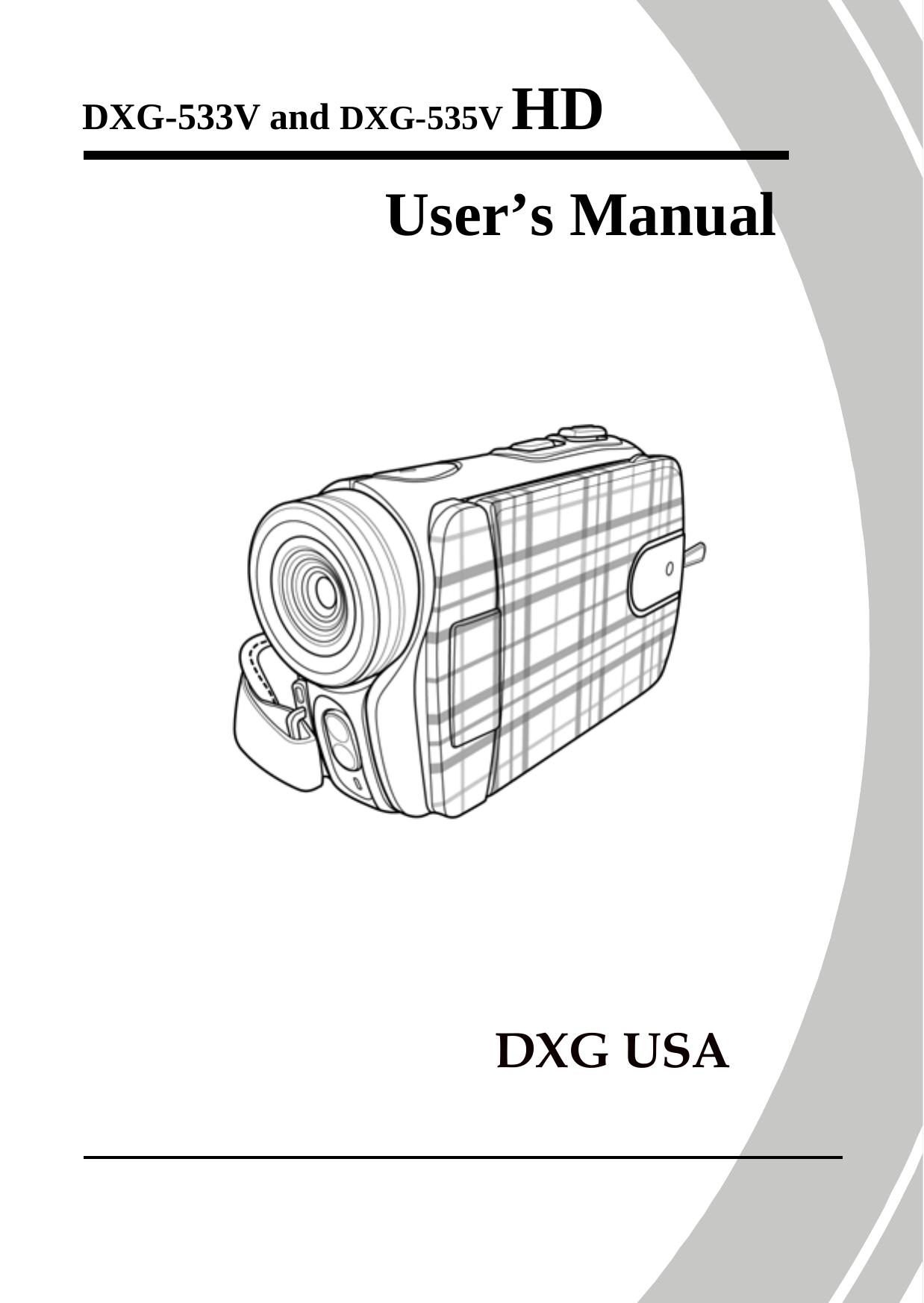 DXG Technology DXG-533V Camcorder User Manual