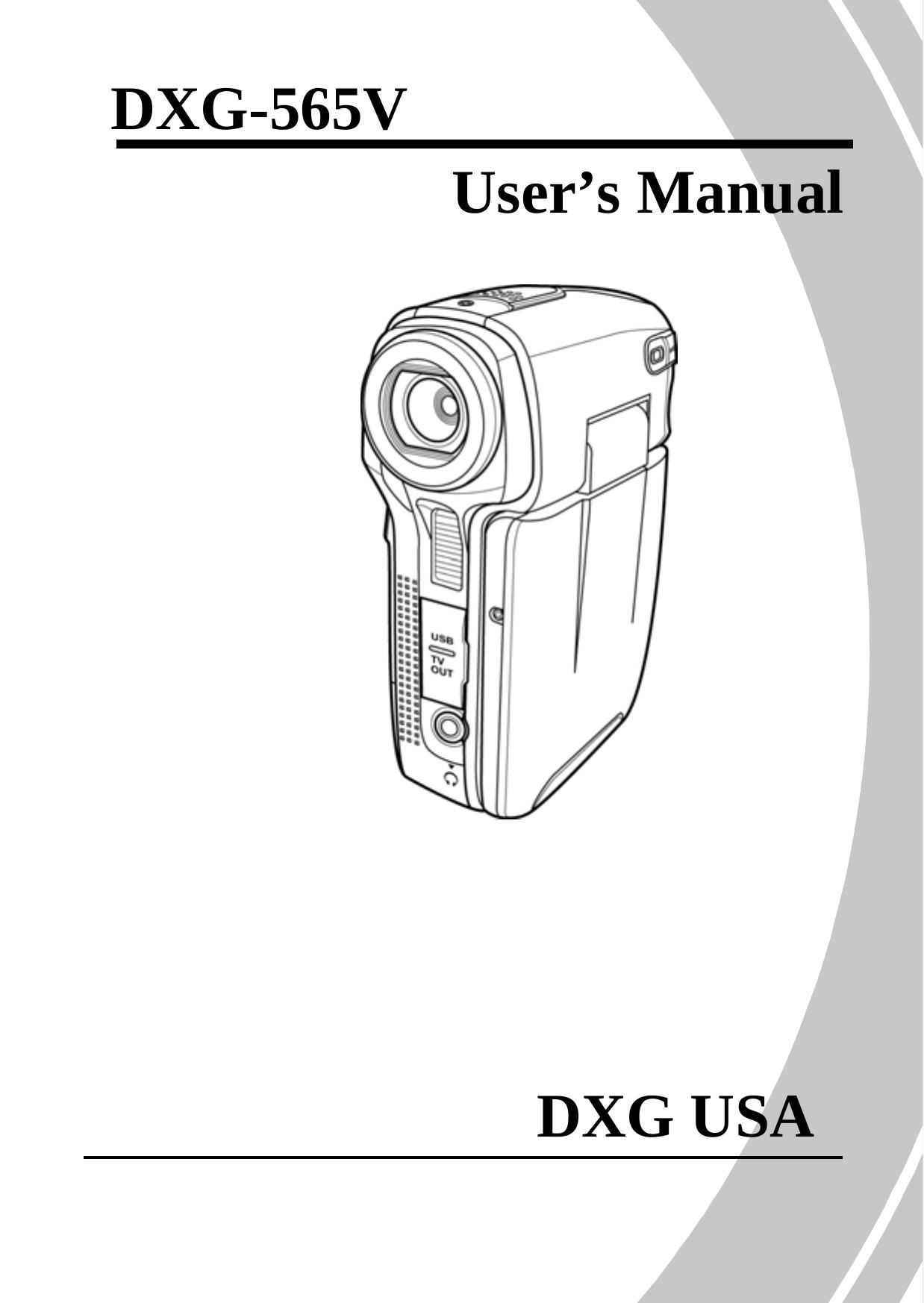 DXG Technology DXG-565V Camcorder User Manual