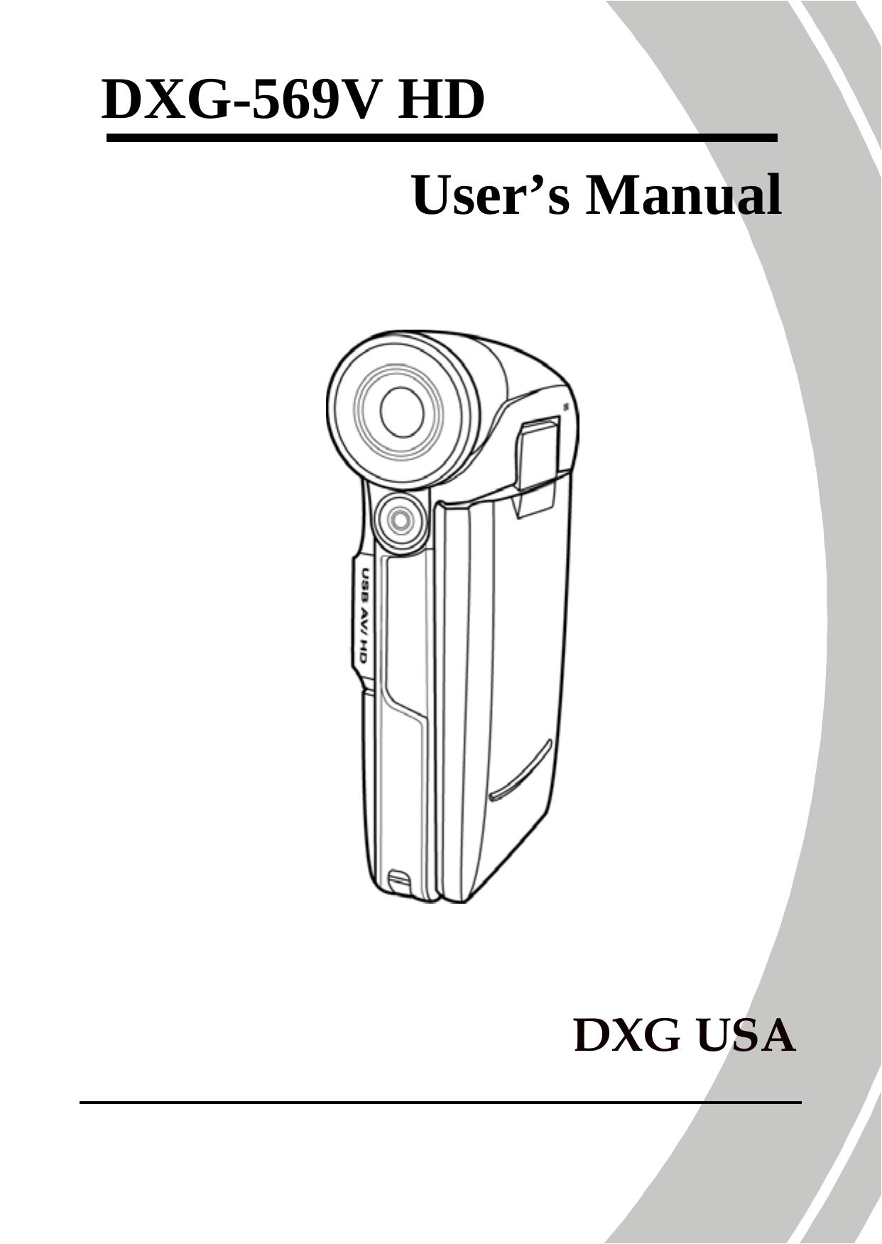 DXG Technology DXG-569K Camcorder User Manual