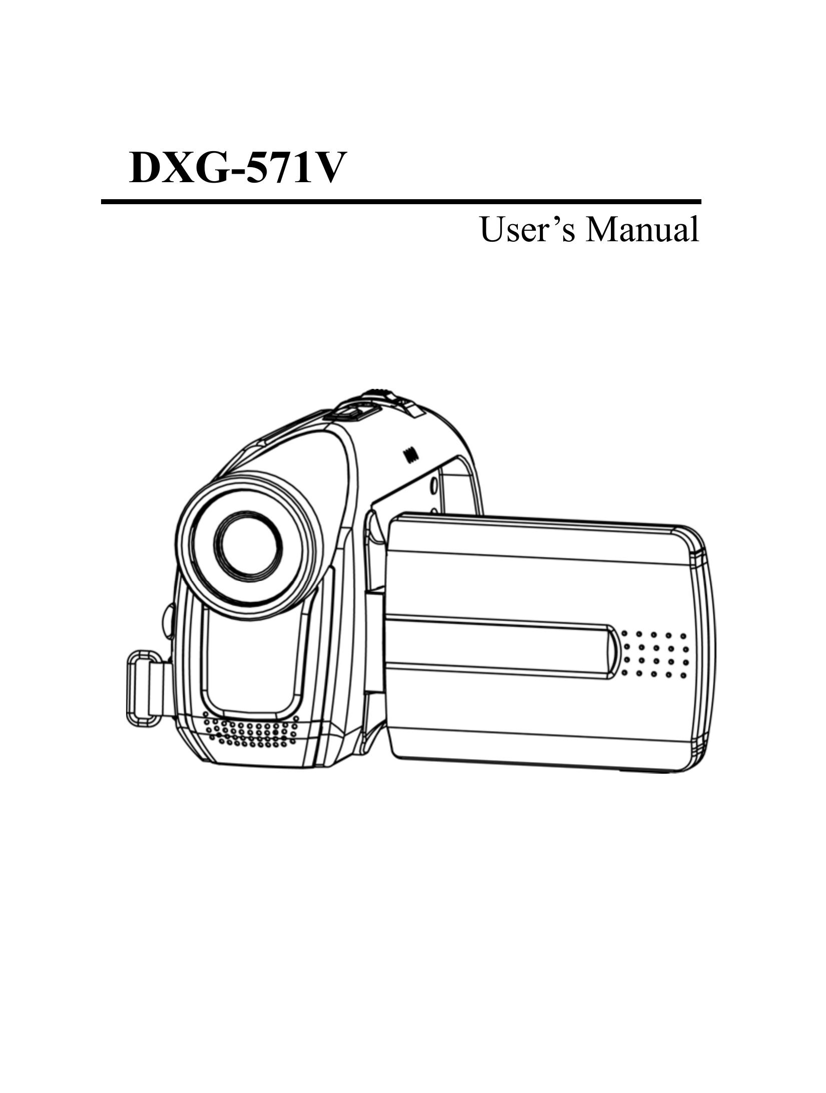DXG Technology DXG-571V Camcorder User Manual