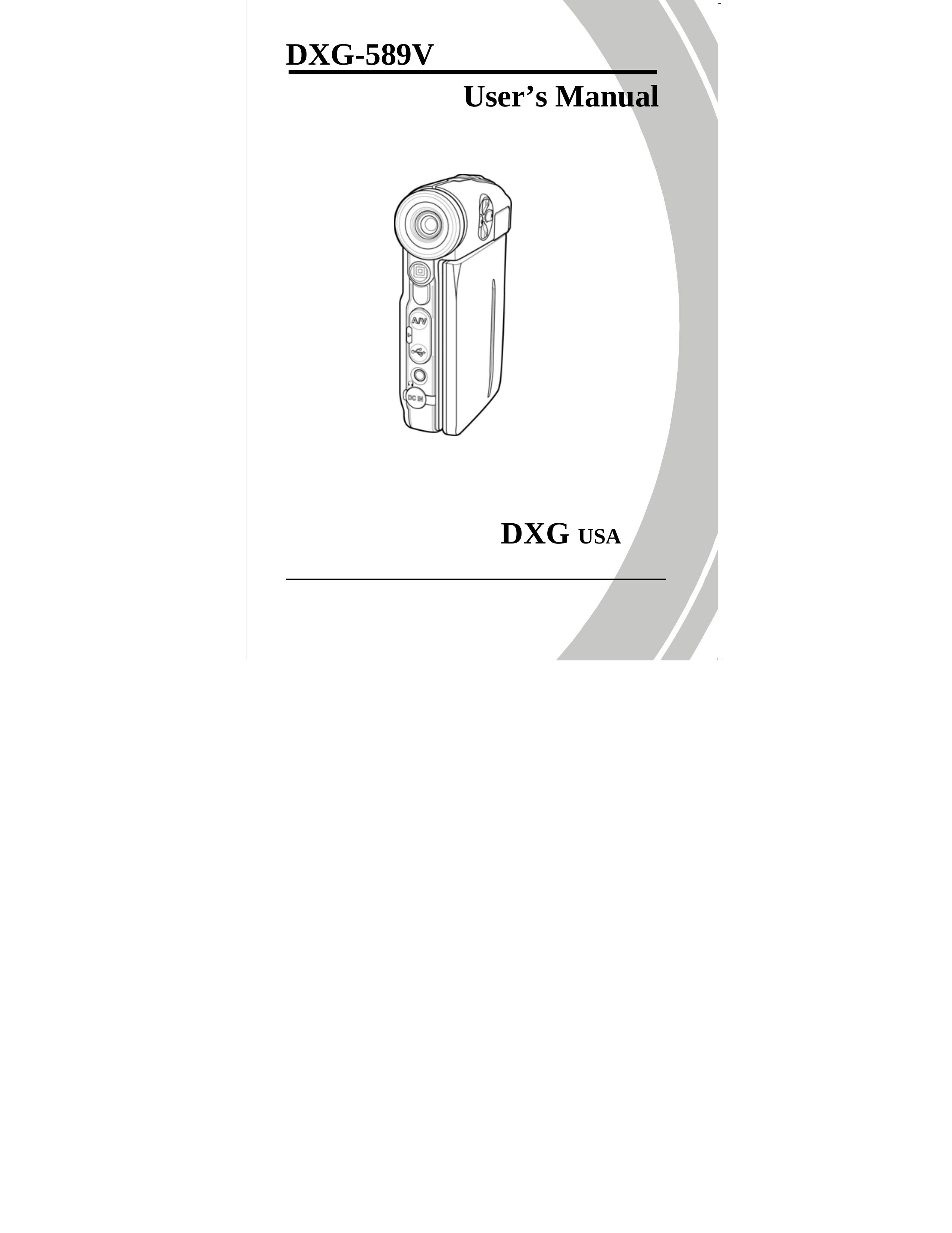 DXG Technology DXG-589V Camcorder User Manual