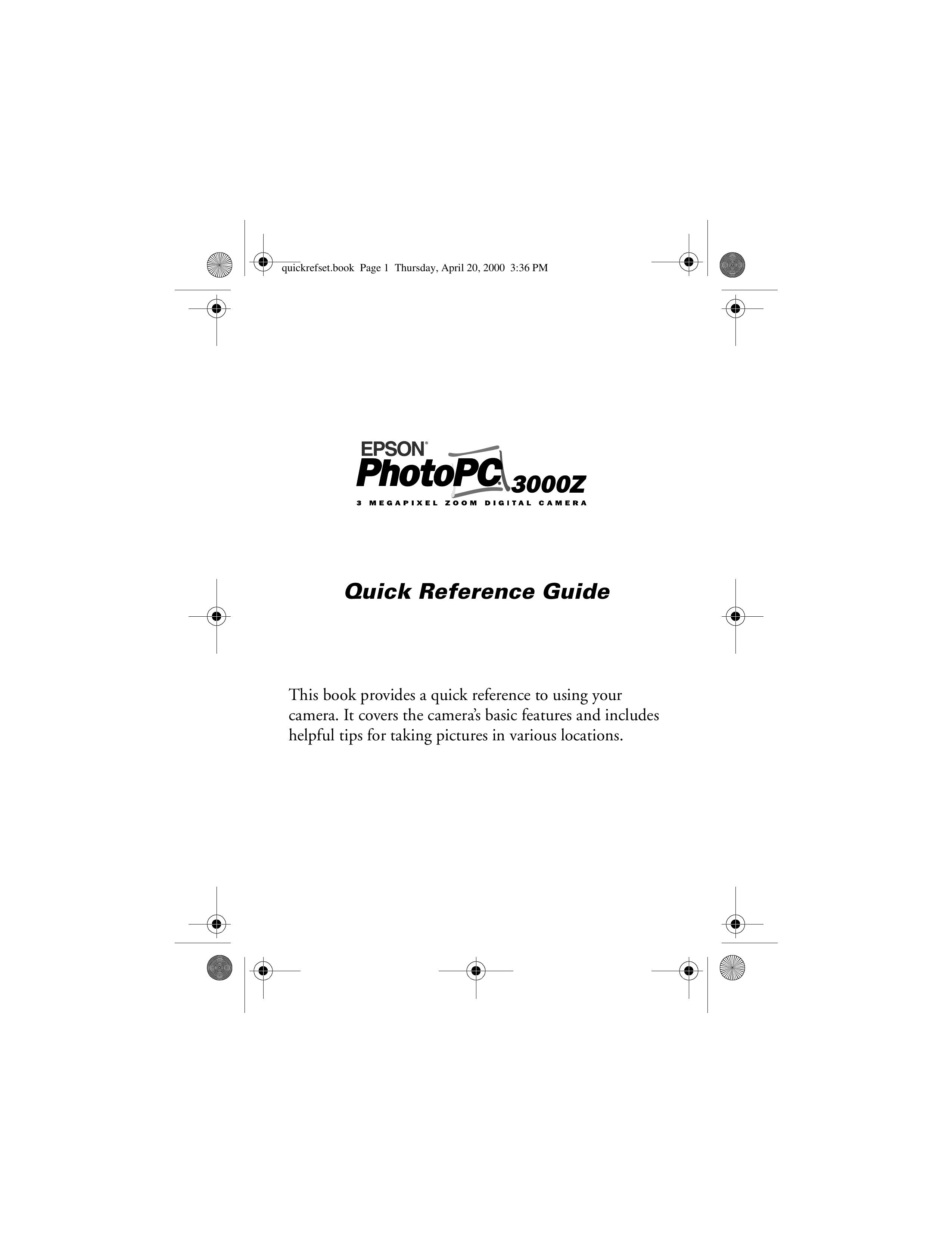 Epson 3000z Digital Camera User Manual