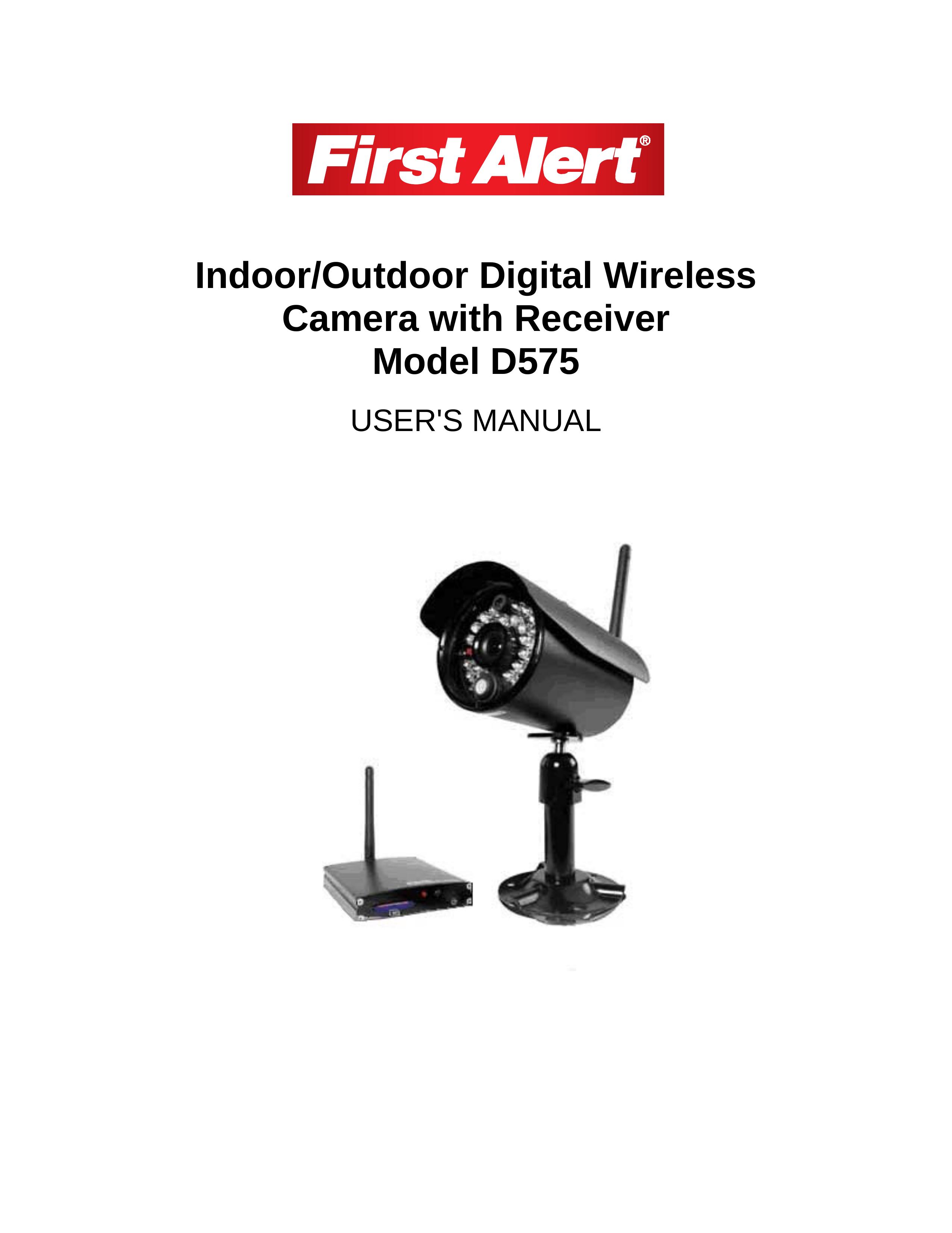 First Alert D575 Camcorder User Manual
