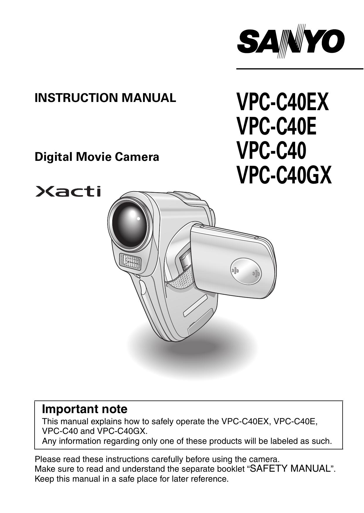 Fisher VPC-C40 Camcorder User Manual