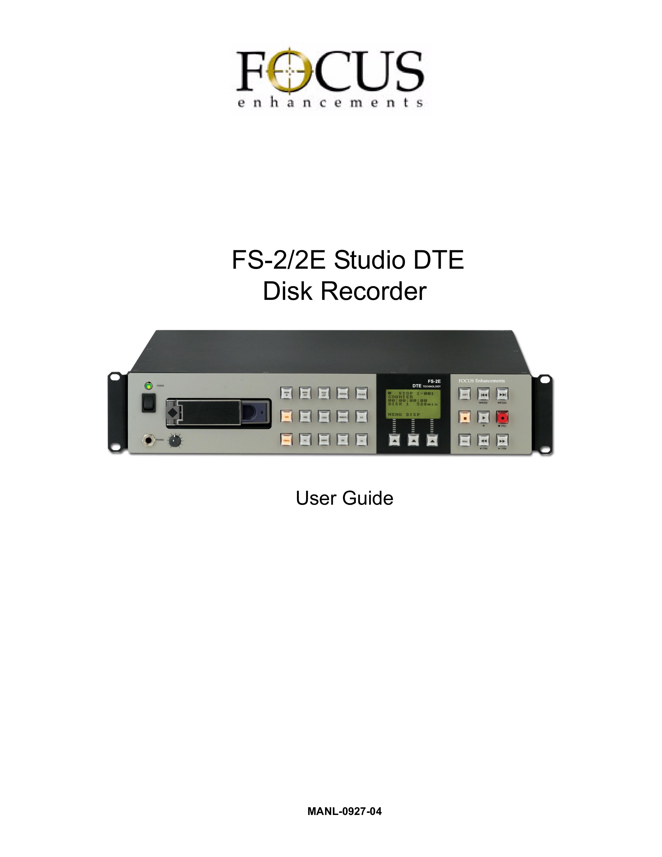 FOCUS Enhancements FS-2 Camcorder User Manual