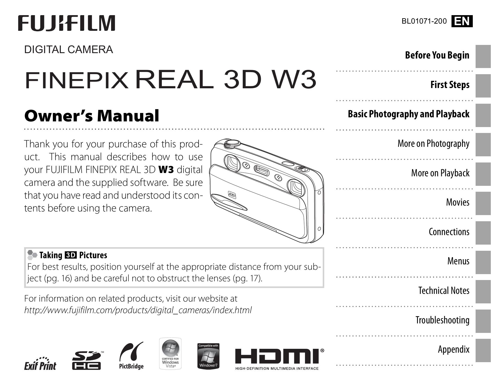 FujiFilm 16082969 Camcorder User Manual
