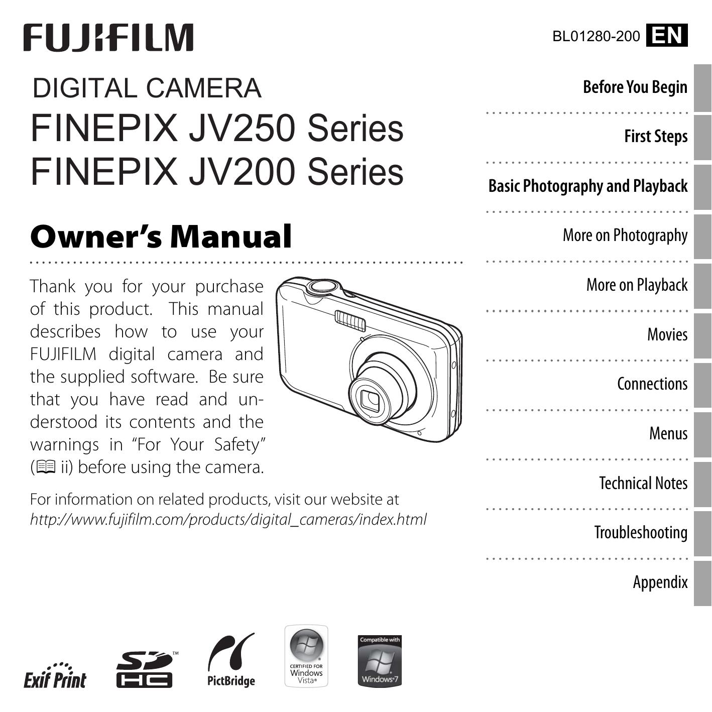 FujiFilm 16113550 Camcorder User Manual