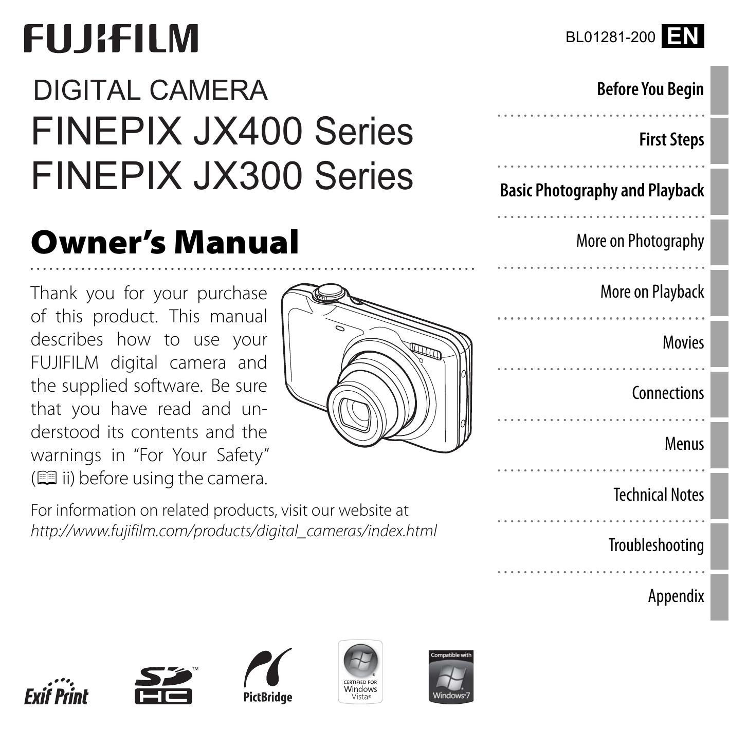 FujiFilm 16117300 Camcorder User Manual