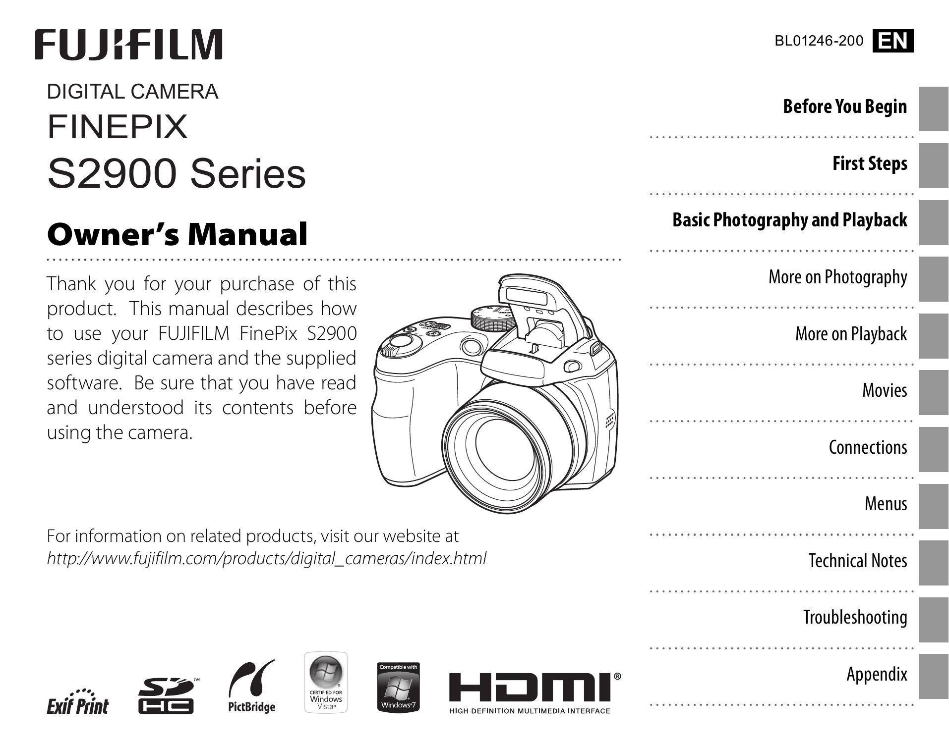 FujiFilm 16123567 Camcorder User Manual
