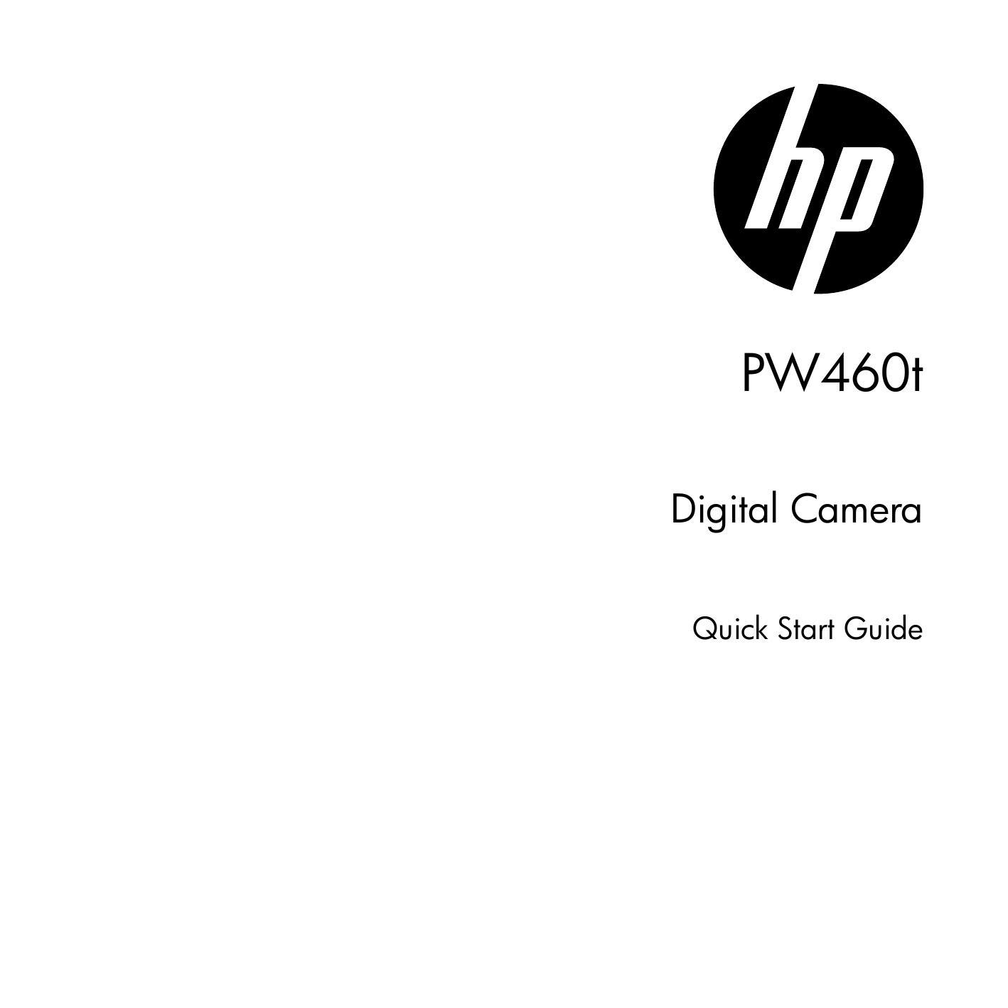 HP (Hewlett-Packard) PW460T Camcorder User Manual