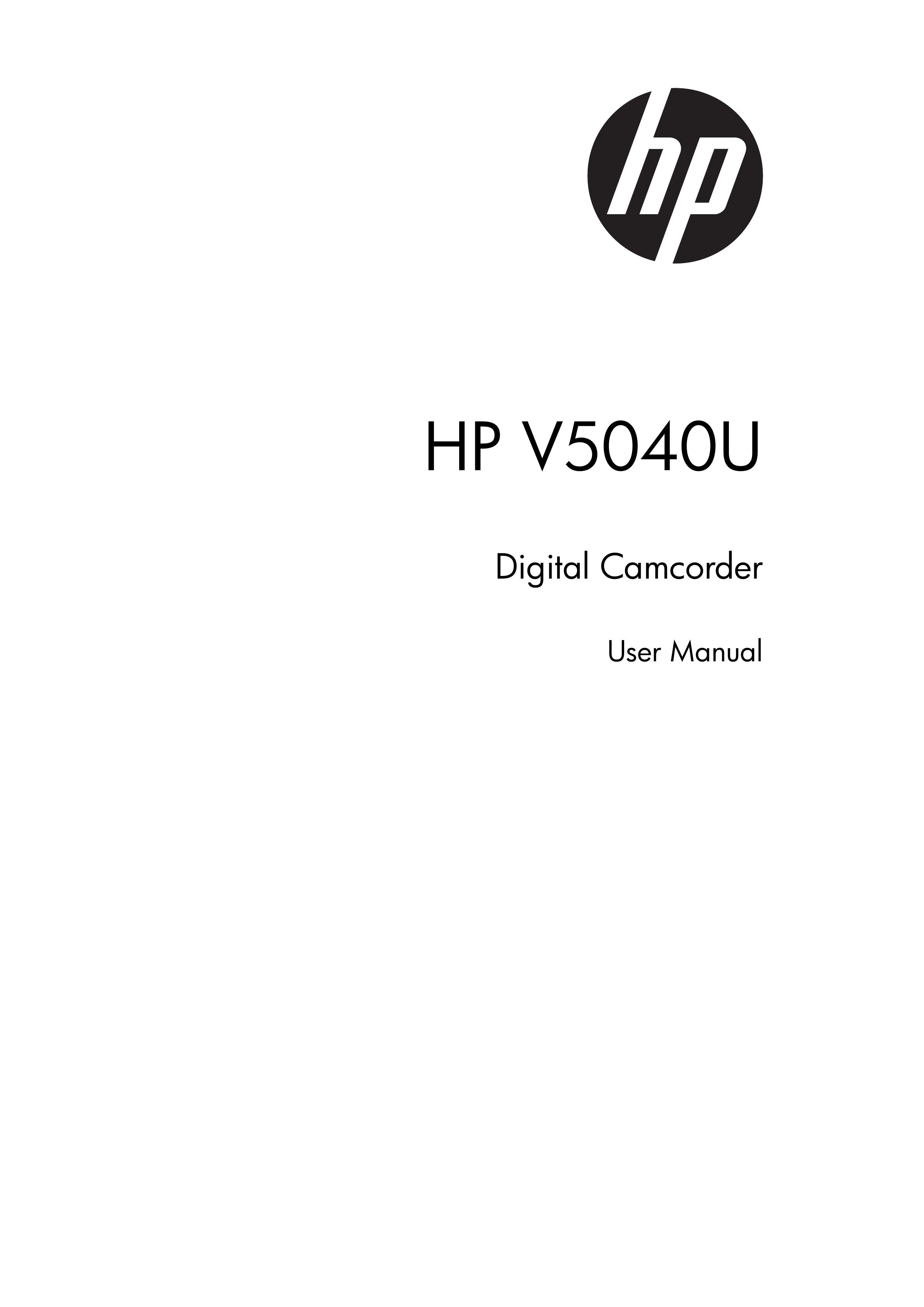 HP (Hewlett-Packard) V5040u Camcorder User Manual