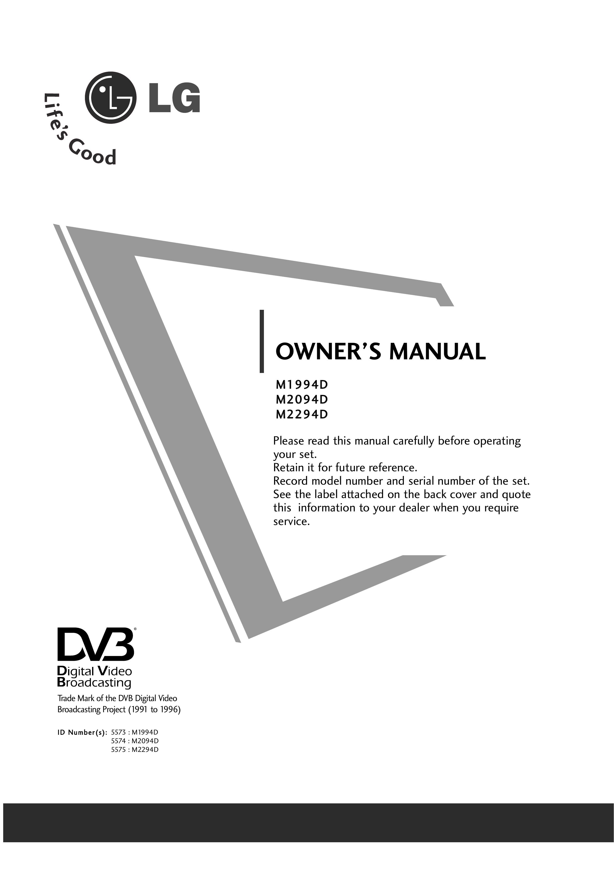 LG Electronics MM22009944DD Camcorder User Manual