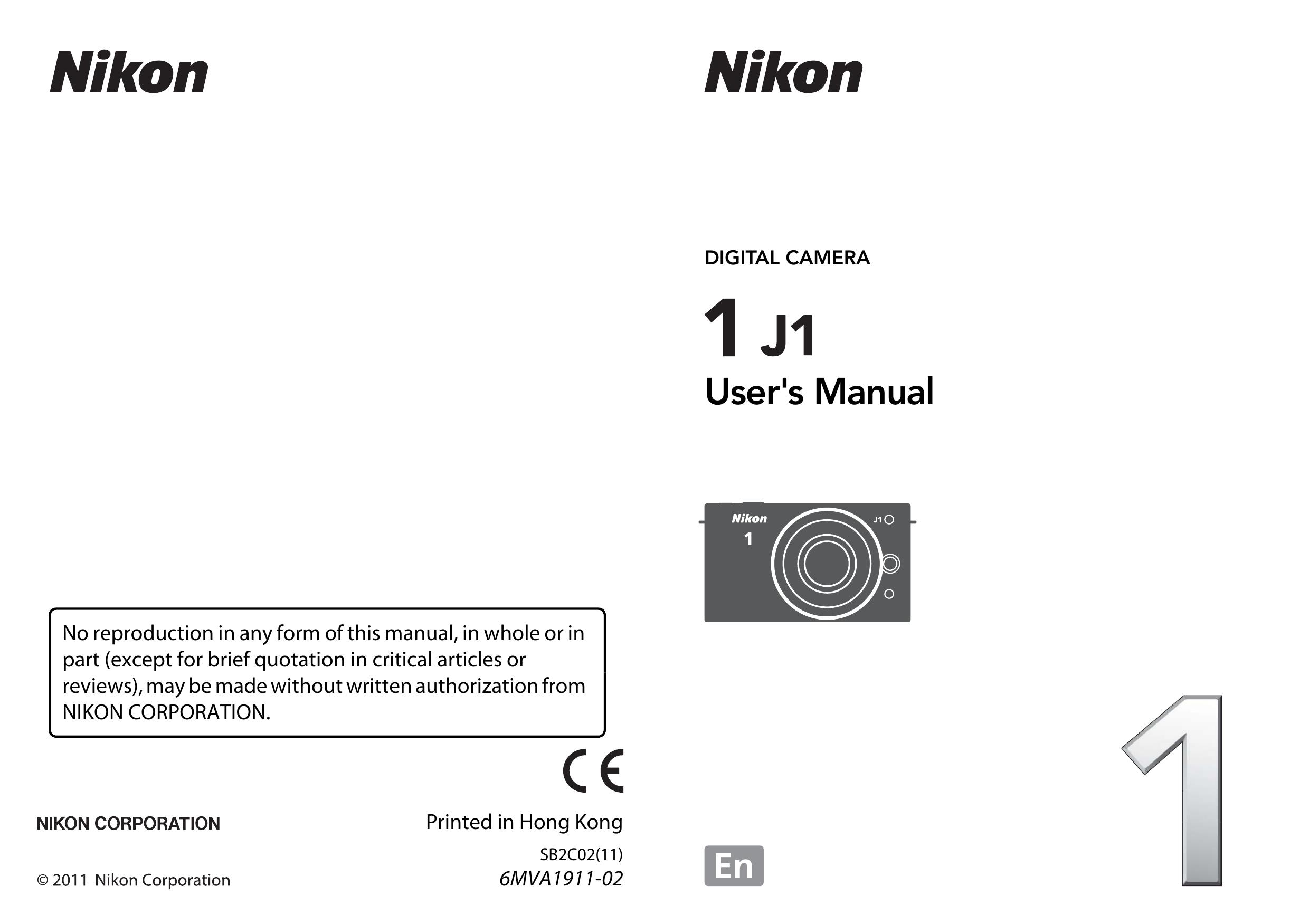 Nikon 1 J1 Camcorder User Manual