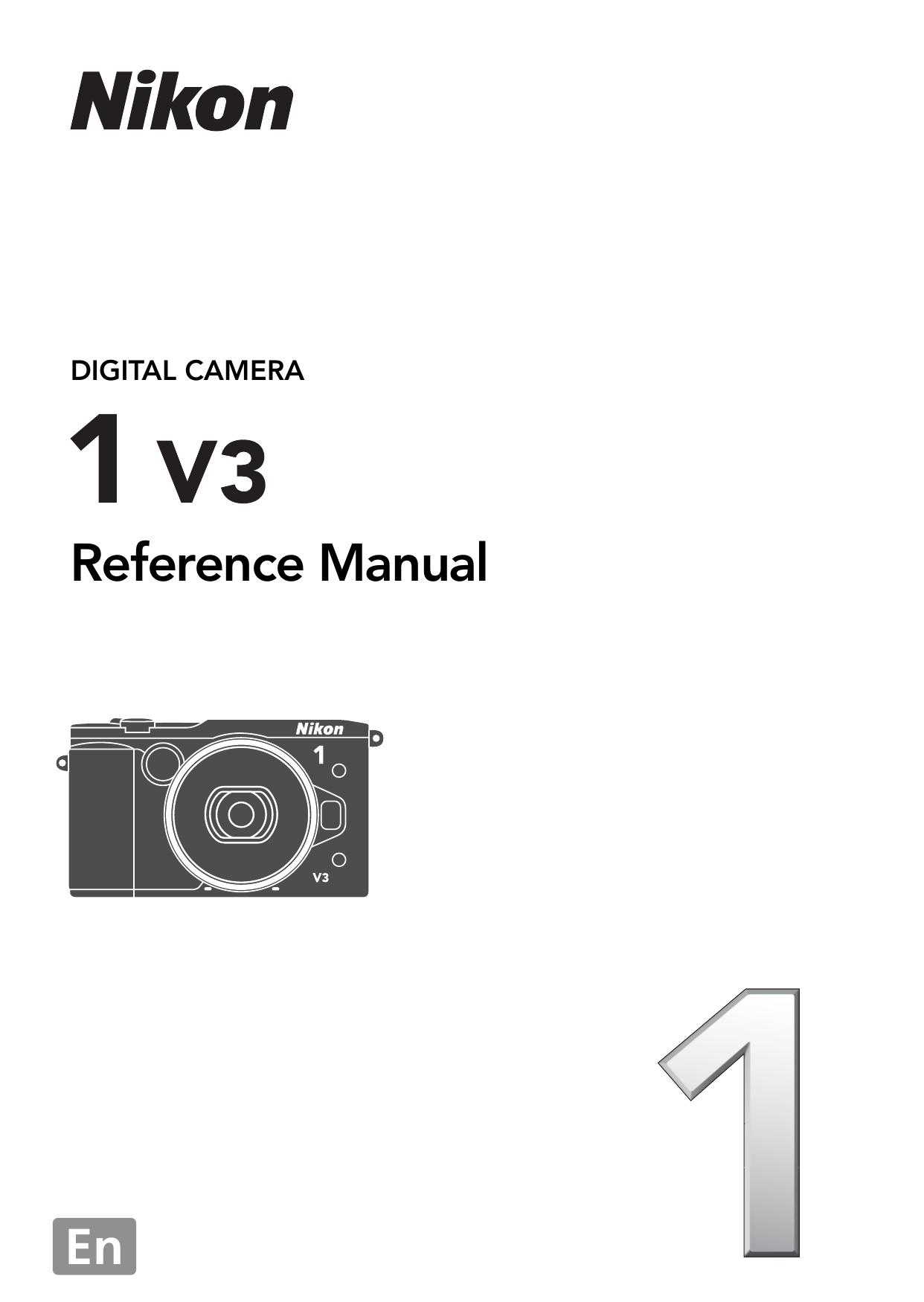 Nikon 1 V3 Camcorder User Manual