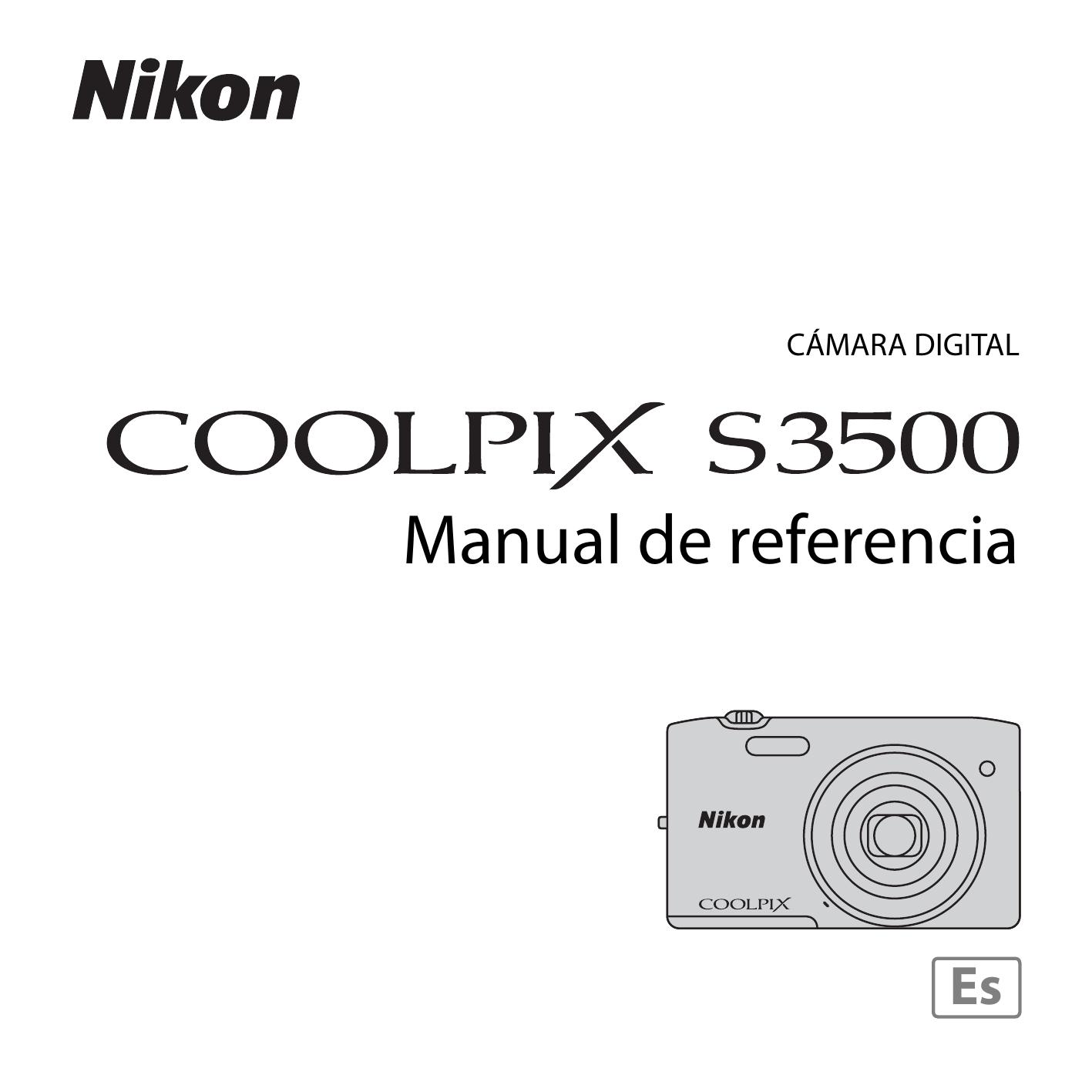 Nikon Coolpix S3500 Camcorder User Manual