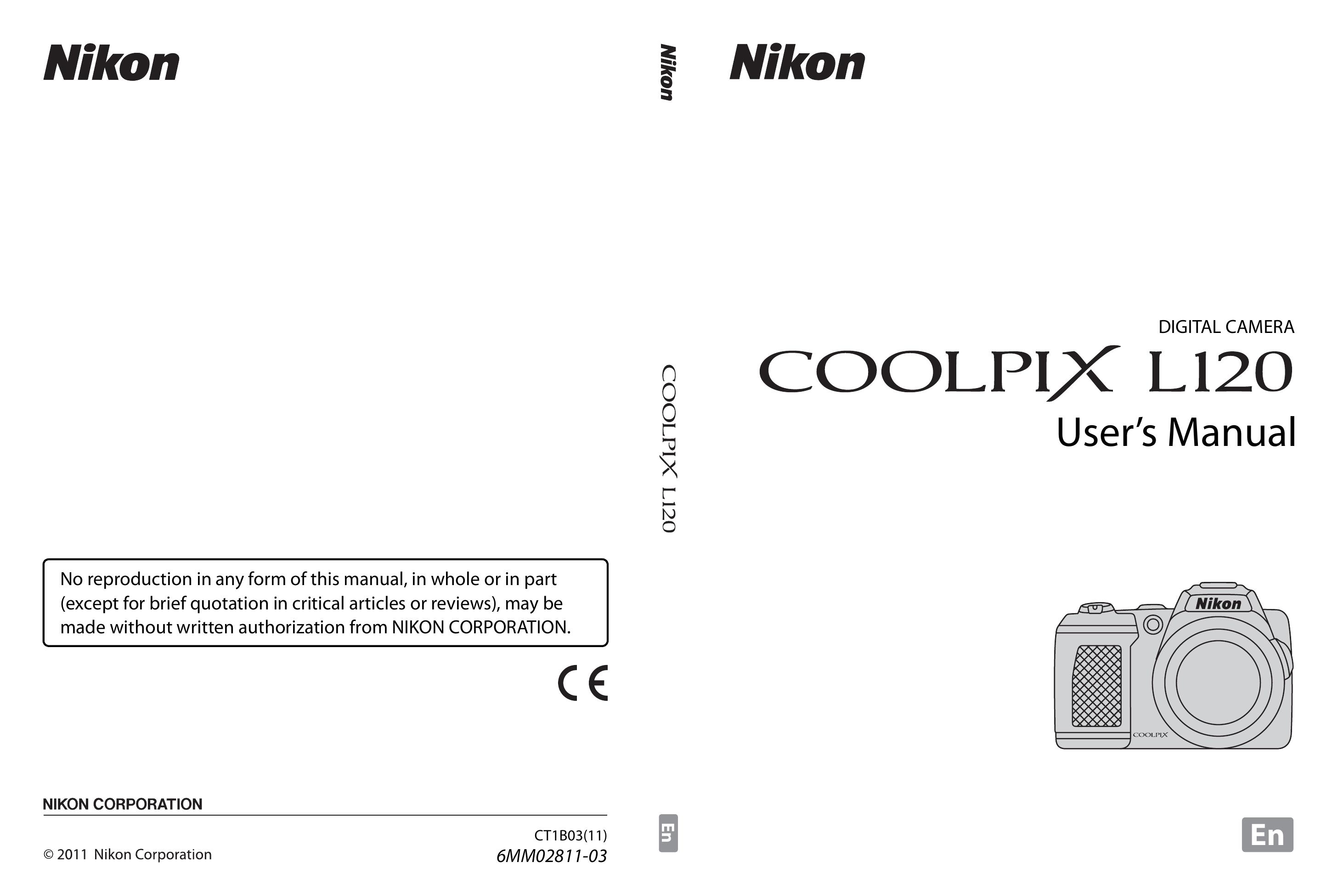 Nikon COOLPIXL120BLK Camcorder User Manual