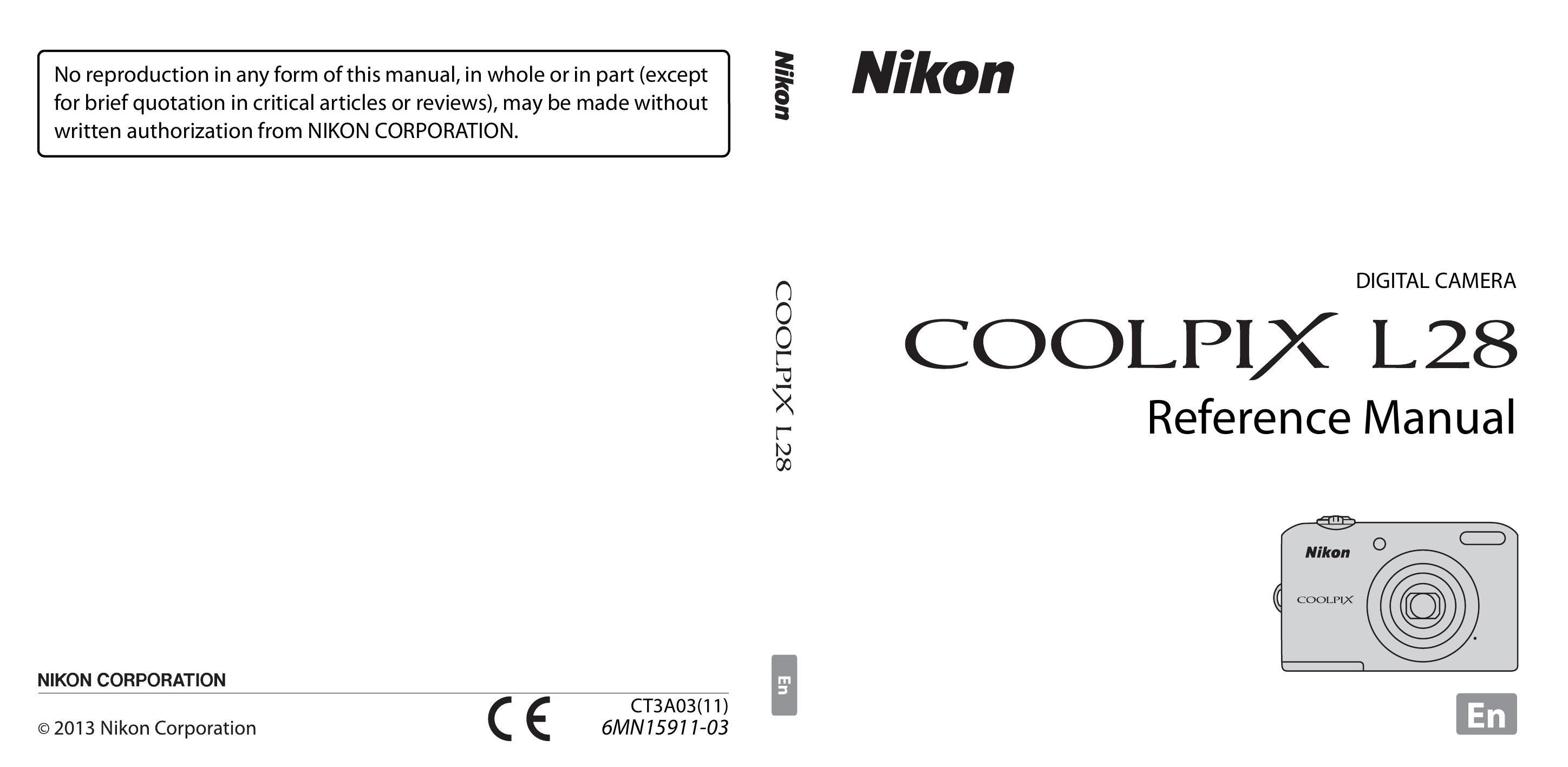 Nikon CT3A03(11) / 6MN15911-03 Camcorder User Manual