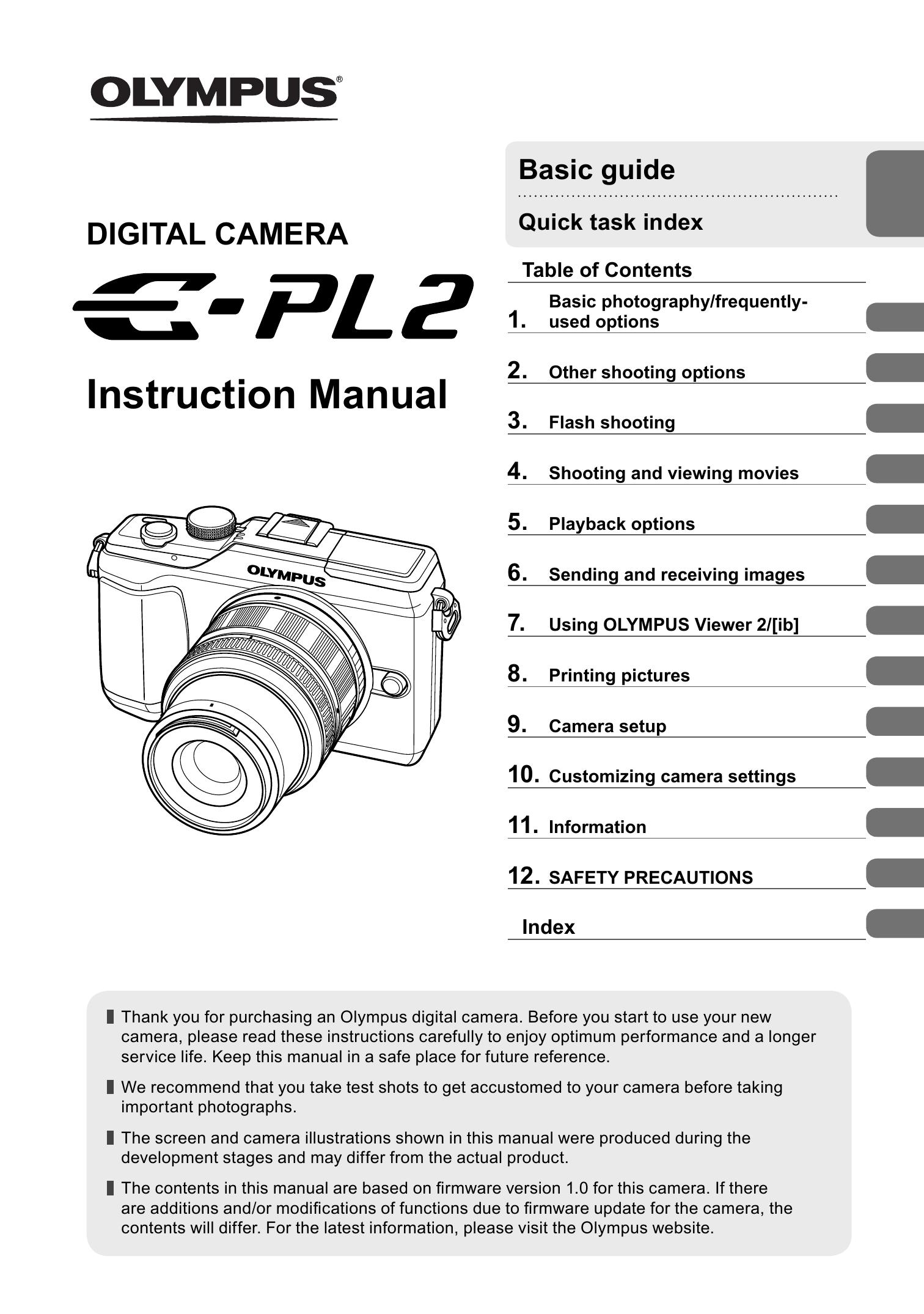 Olympus 262901 Camcorder User Manual