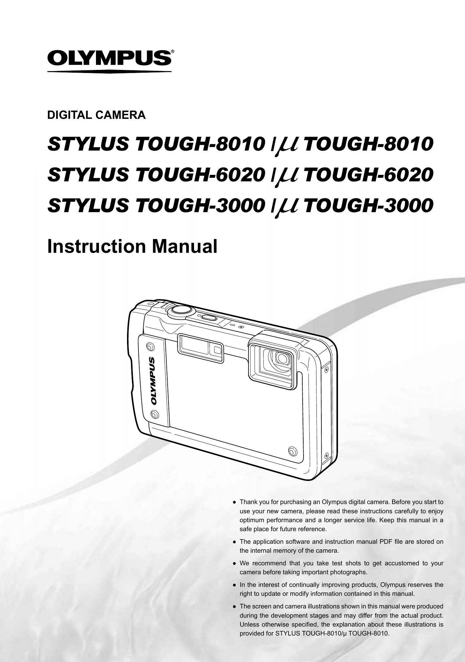 Olympus 6020 Camcorder User Manual