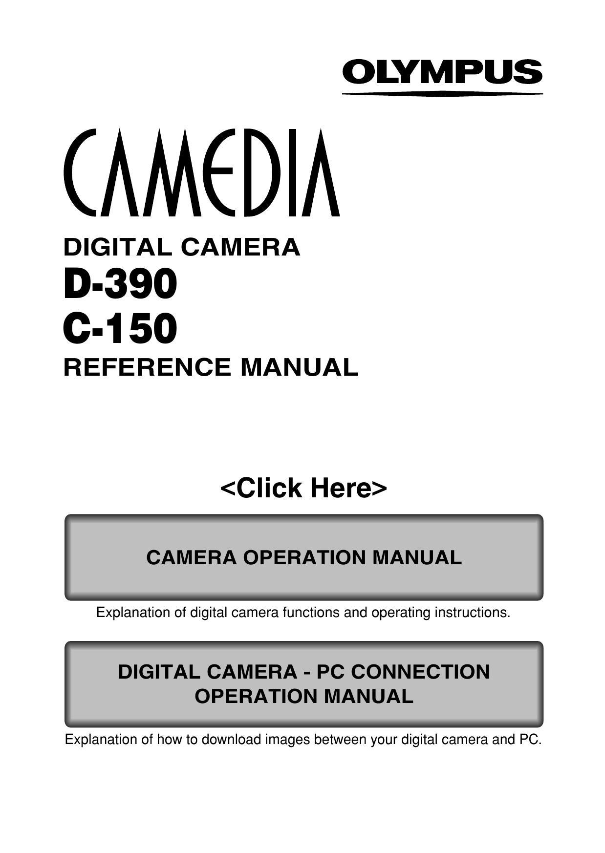 Olympus C-150 Camcorder User Manual