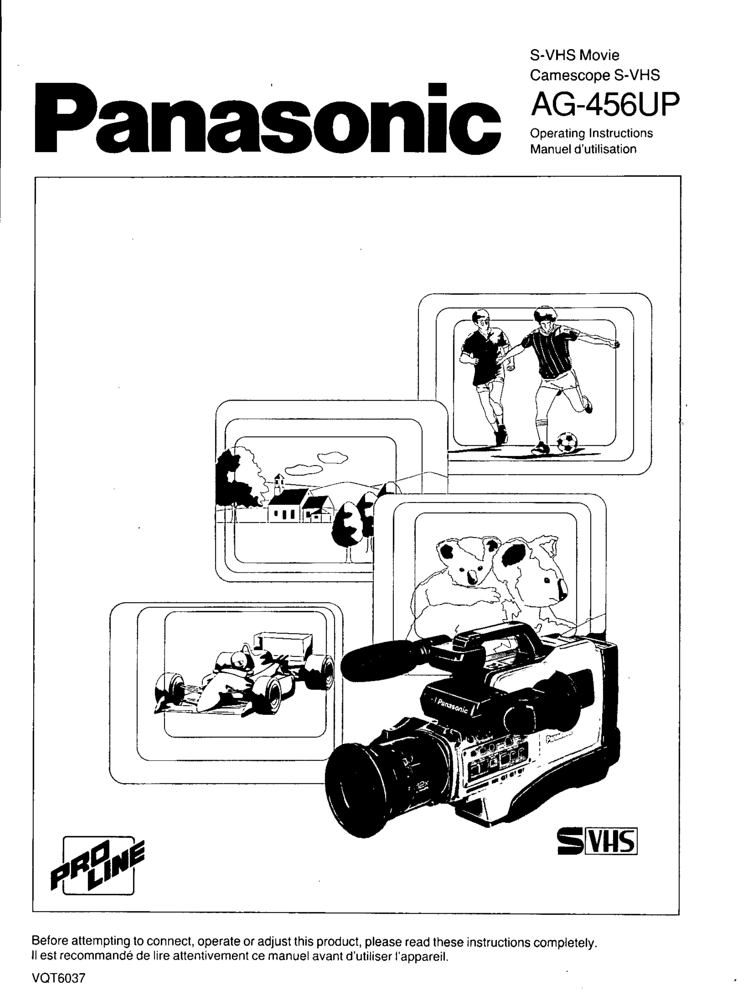 Panasonic AG-456UP Camcorder User Manual