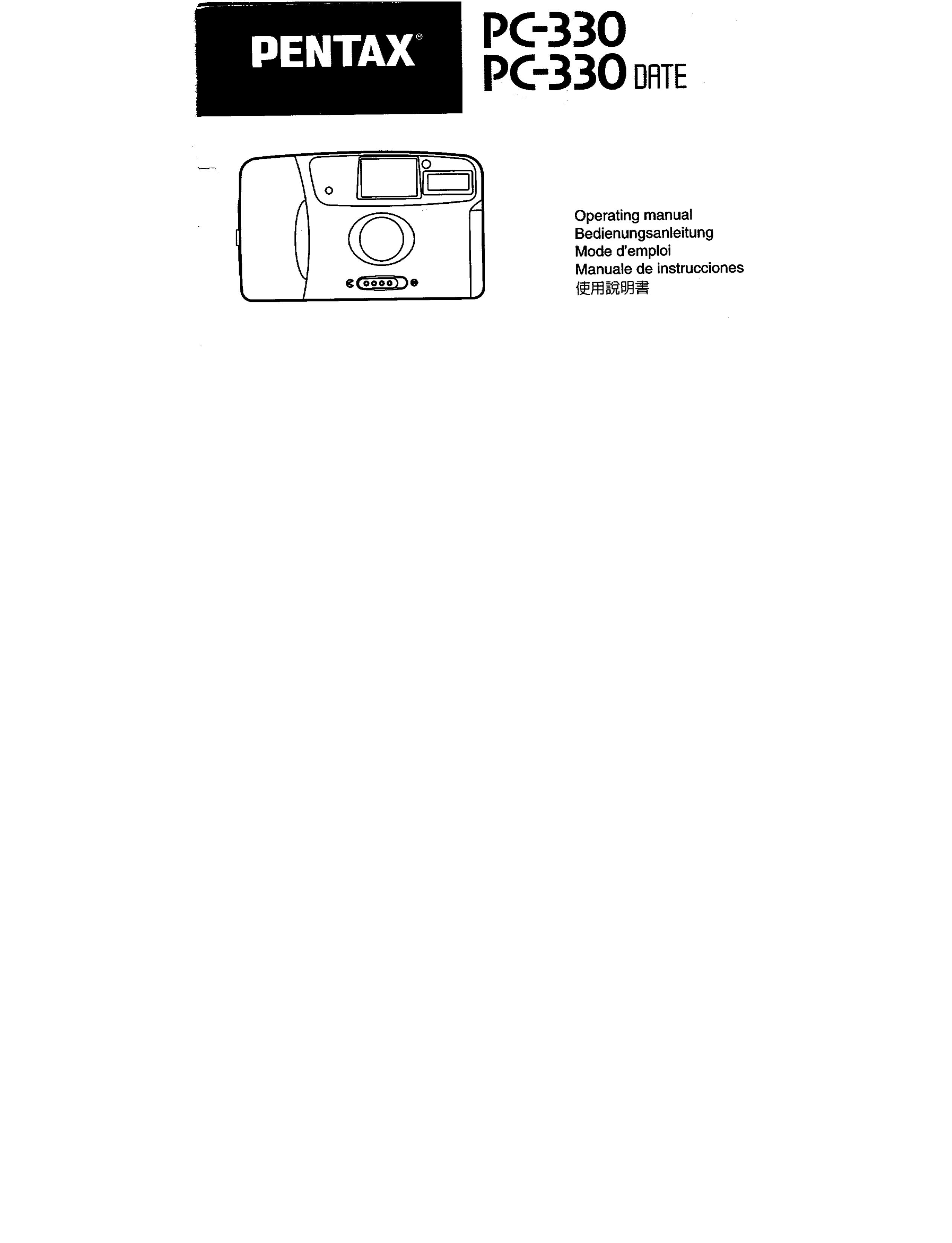 Pentax PC-330 Camcorder User Manual