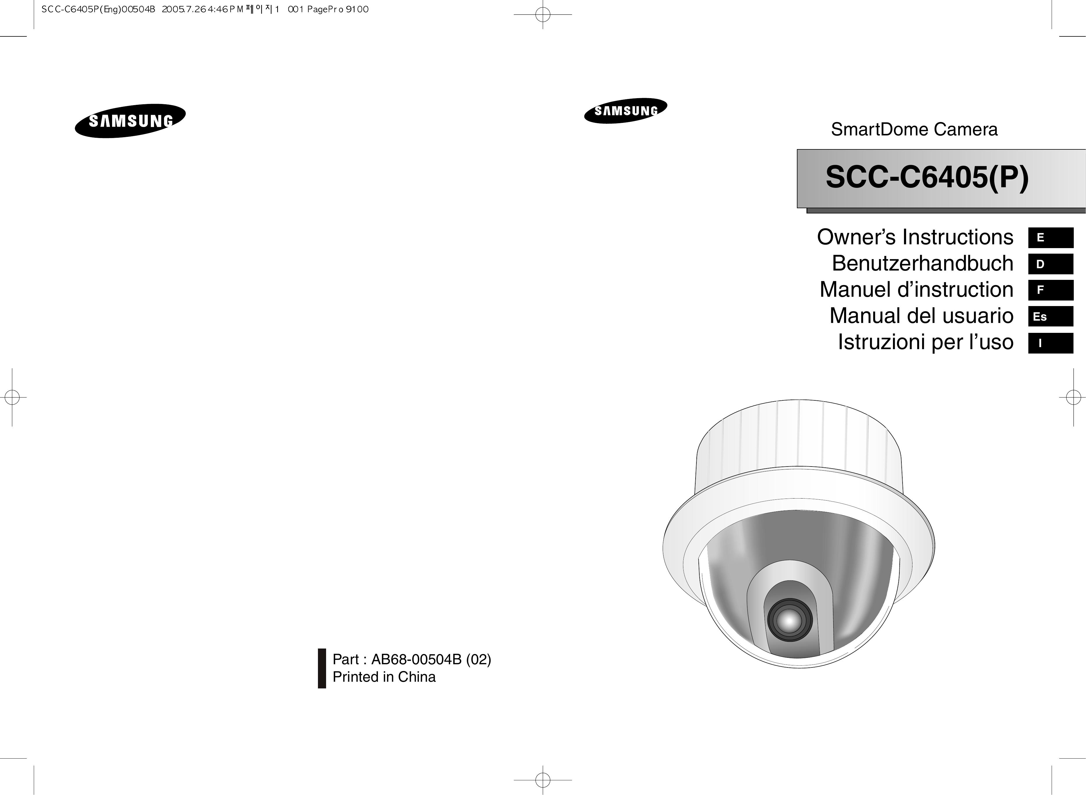 Samsung AB68-00504B Camcorder User Manual