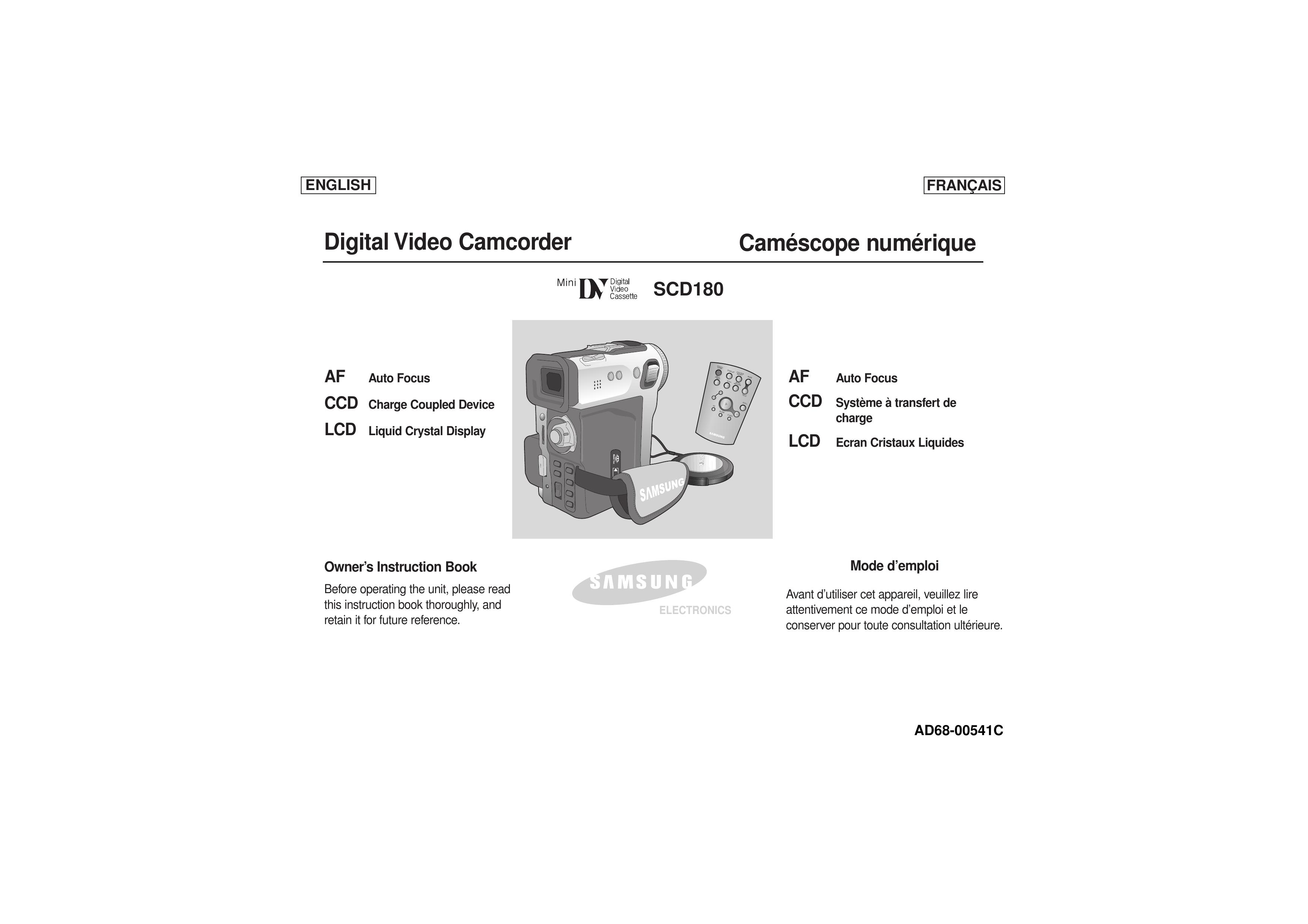 Samsung AD68-00541C Camcorder User Manual
