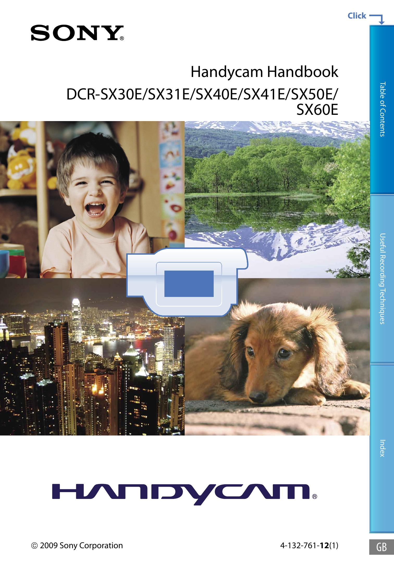 Sony 4-132-761-12(1) Camcorder User Manual