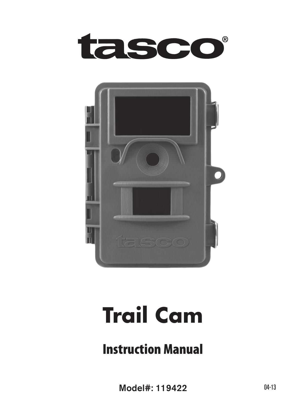 Tasco 119422 Camcorder User Manual