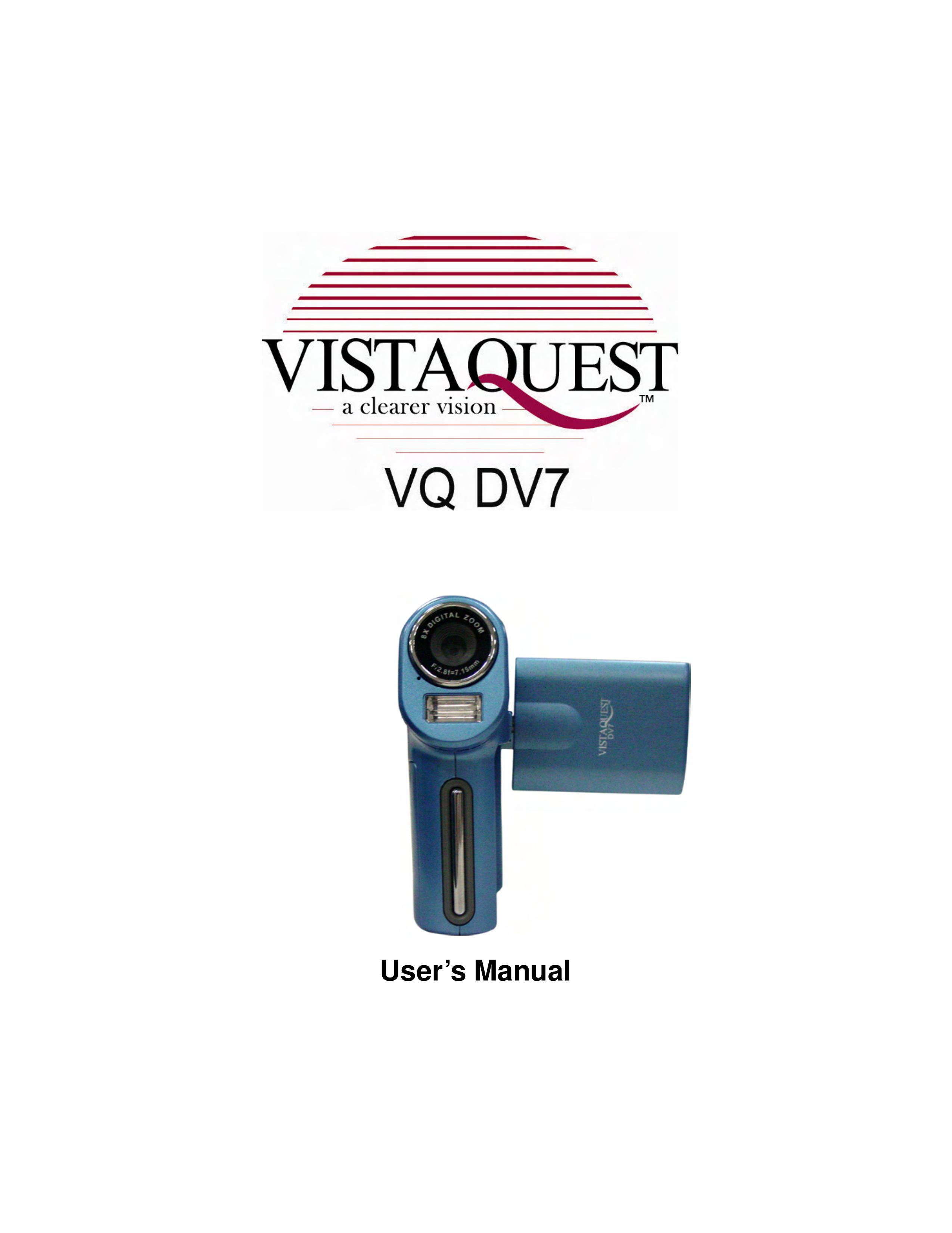 VistaQuest VQ-DV7 Camcorder User Manual