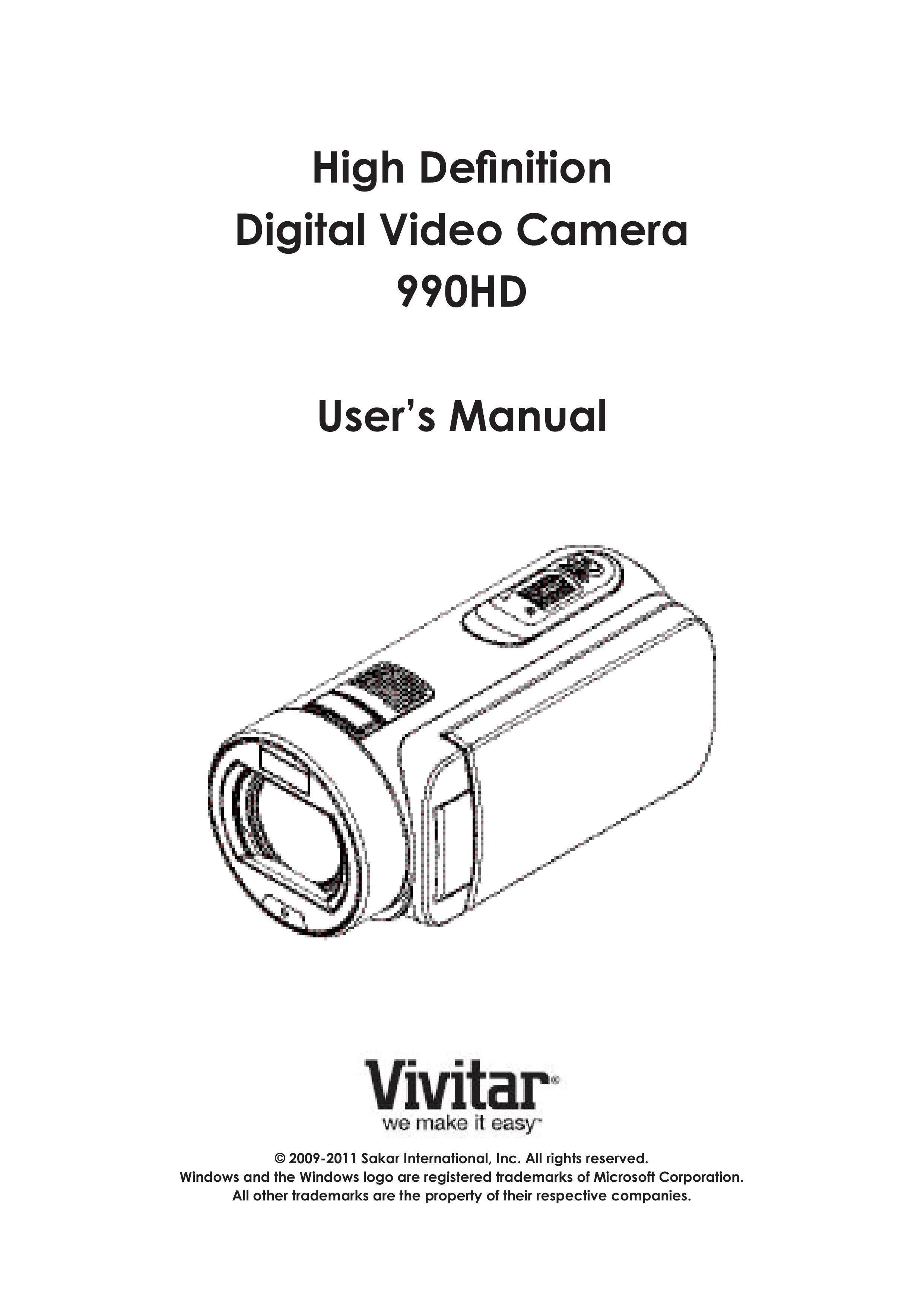 Vivitar 990HD Camcorder User Manual