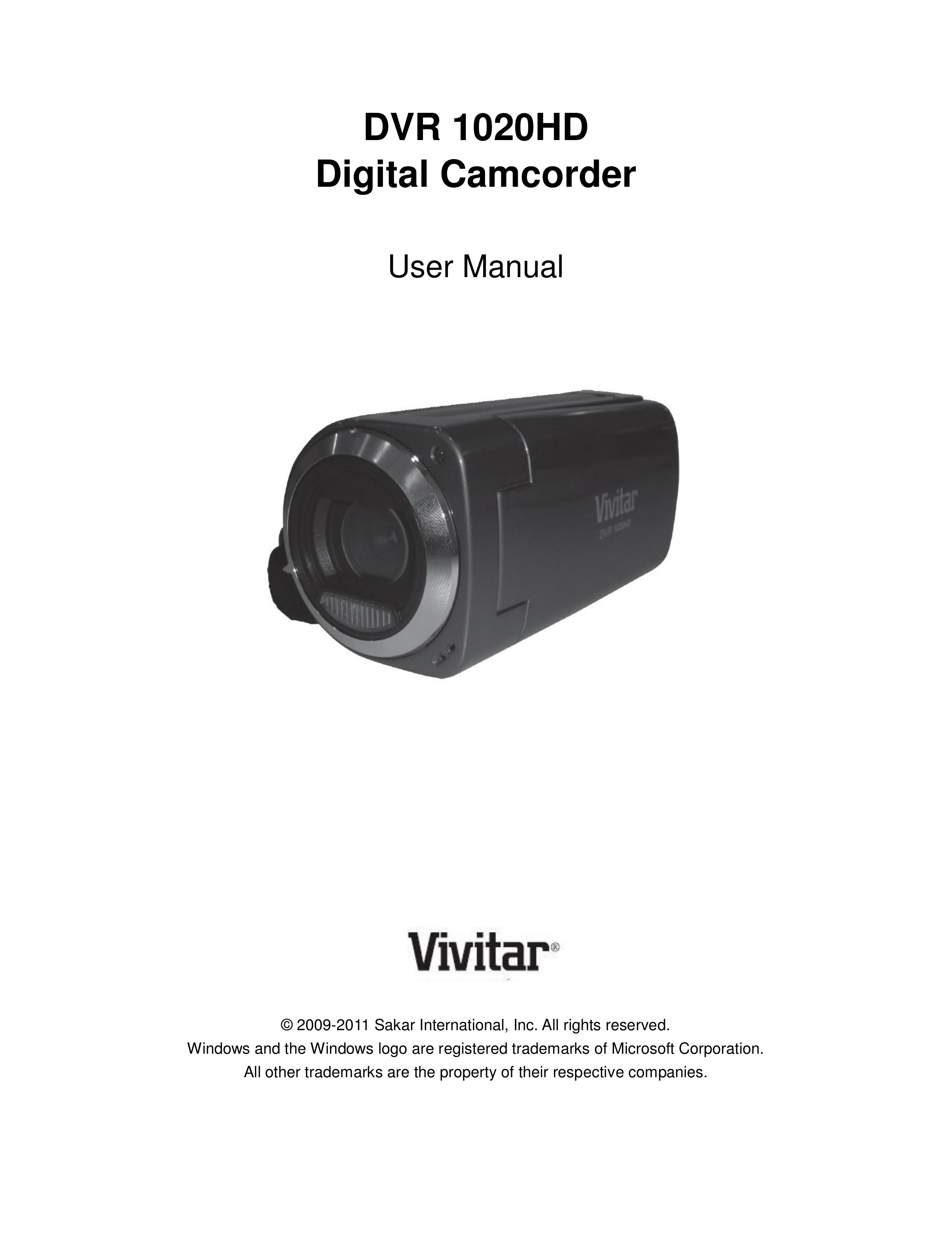 Vivitar DVR 1020HD Camcorder User Manual