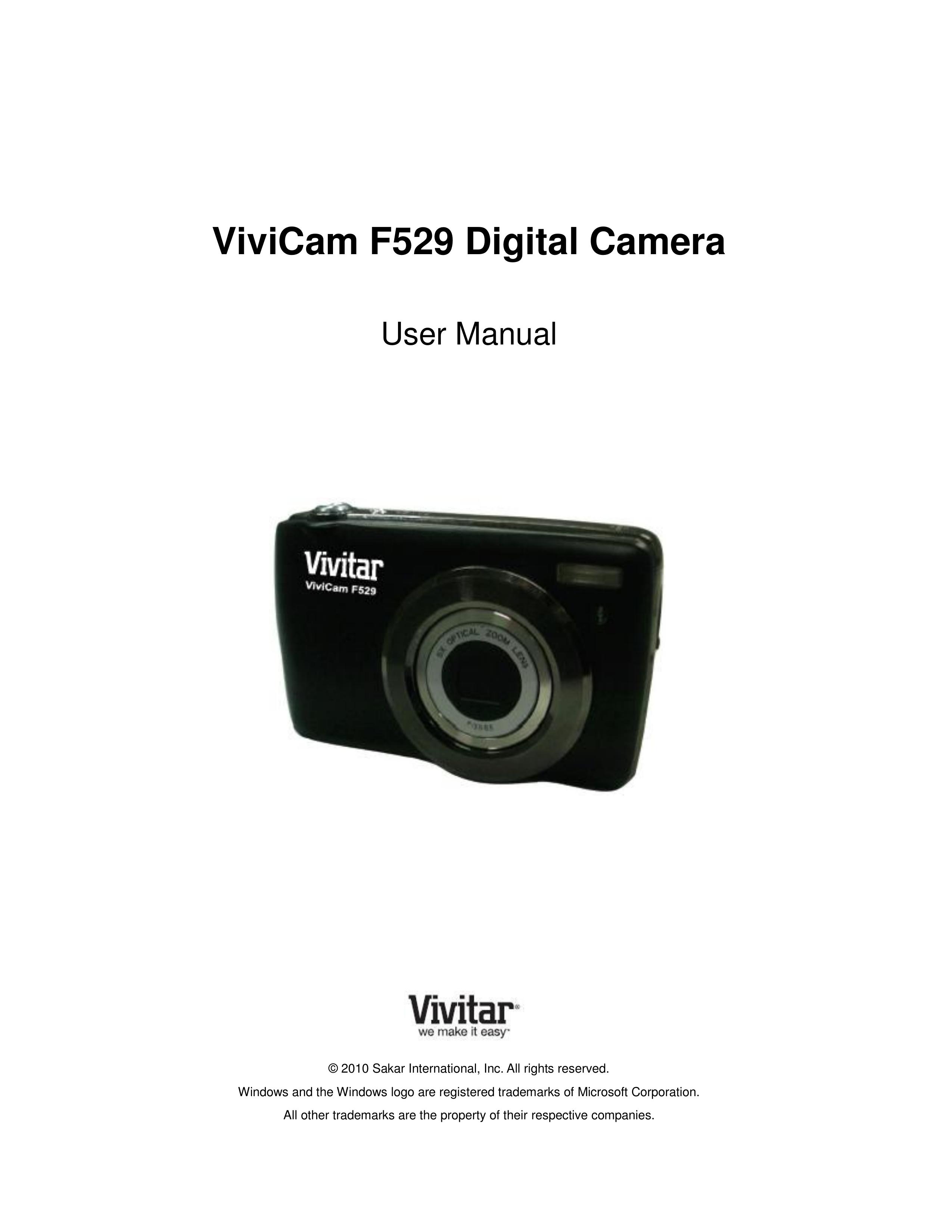Vivitar F529 Camcorder User Manual