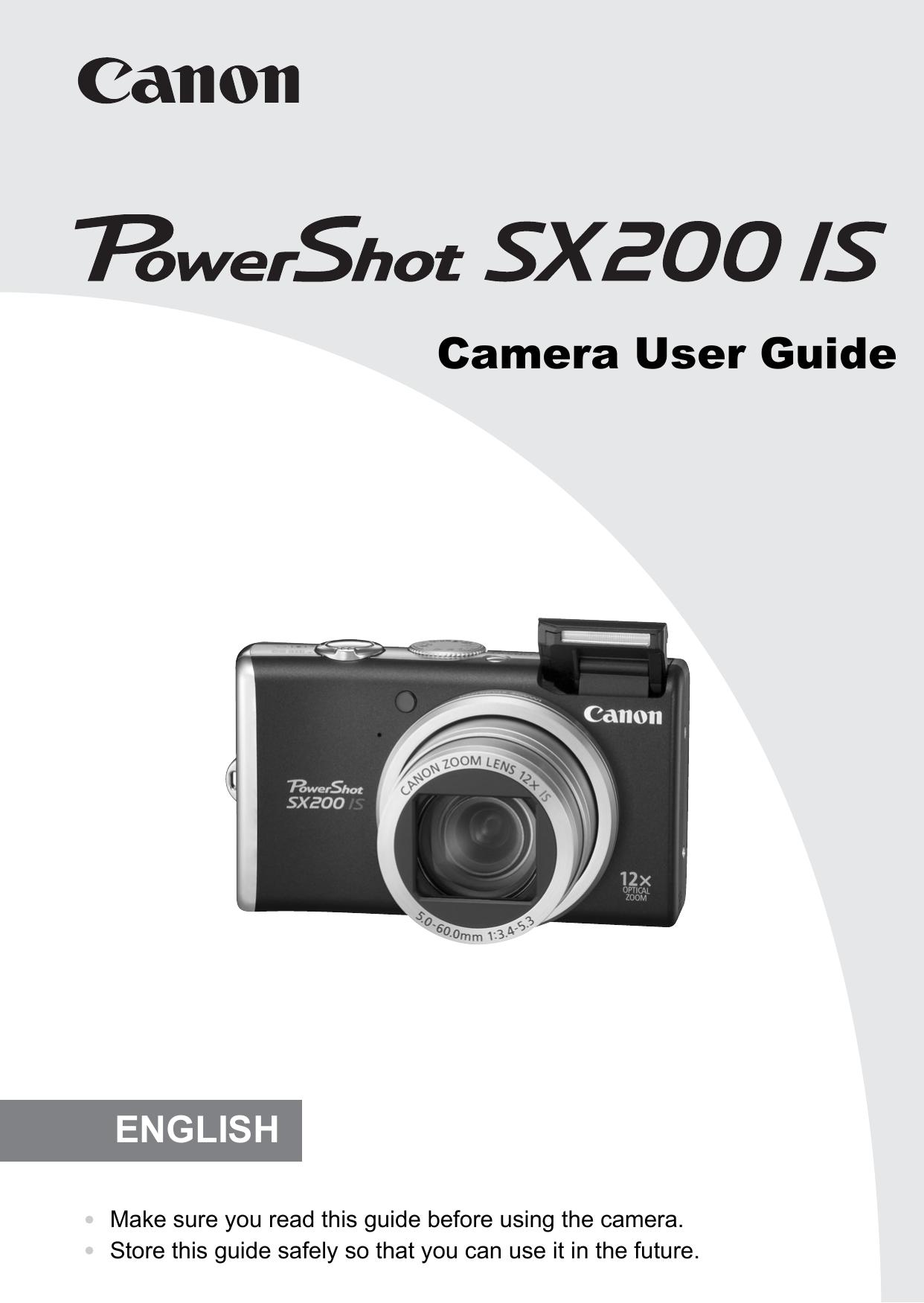 Canon Sx200 Is Camcorder Accessories User Manual