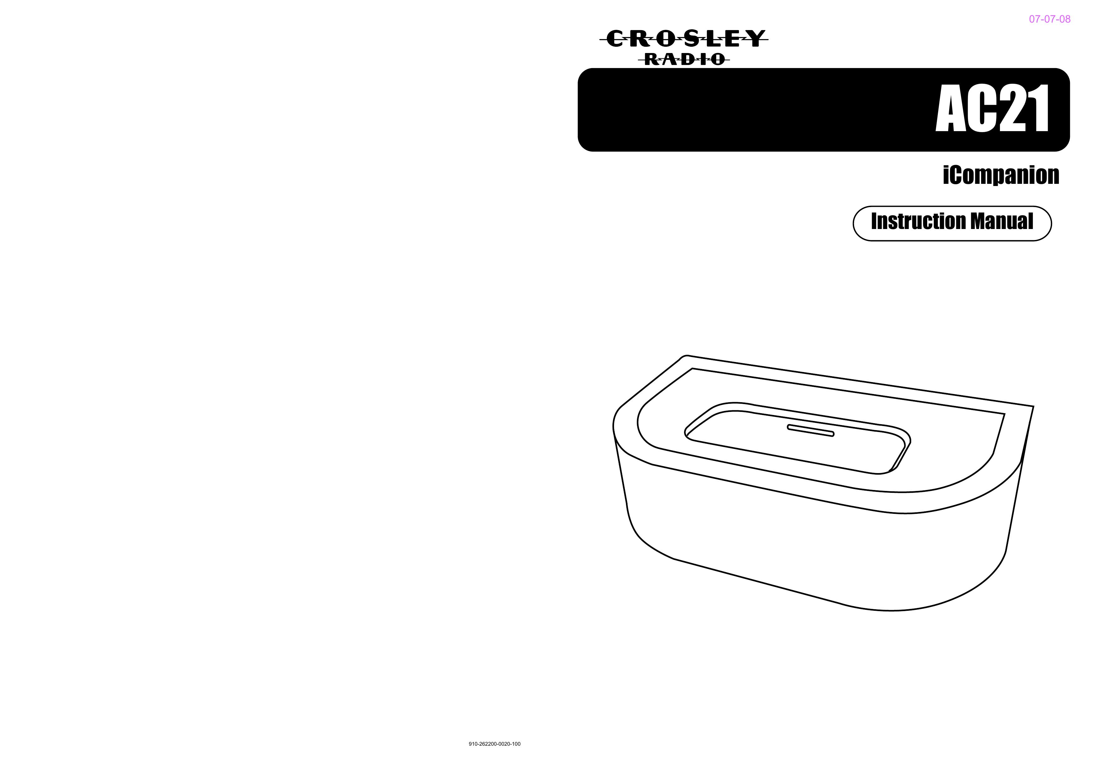 Crosley Radio AC21 Camcorder Accessories User Manual