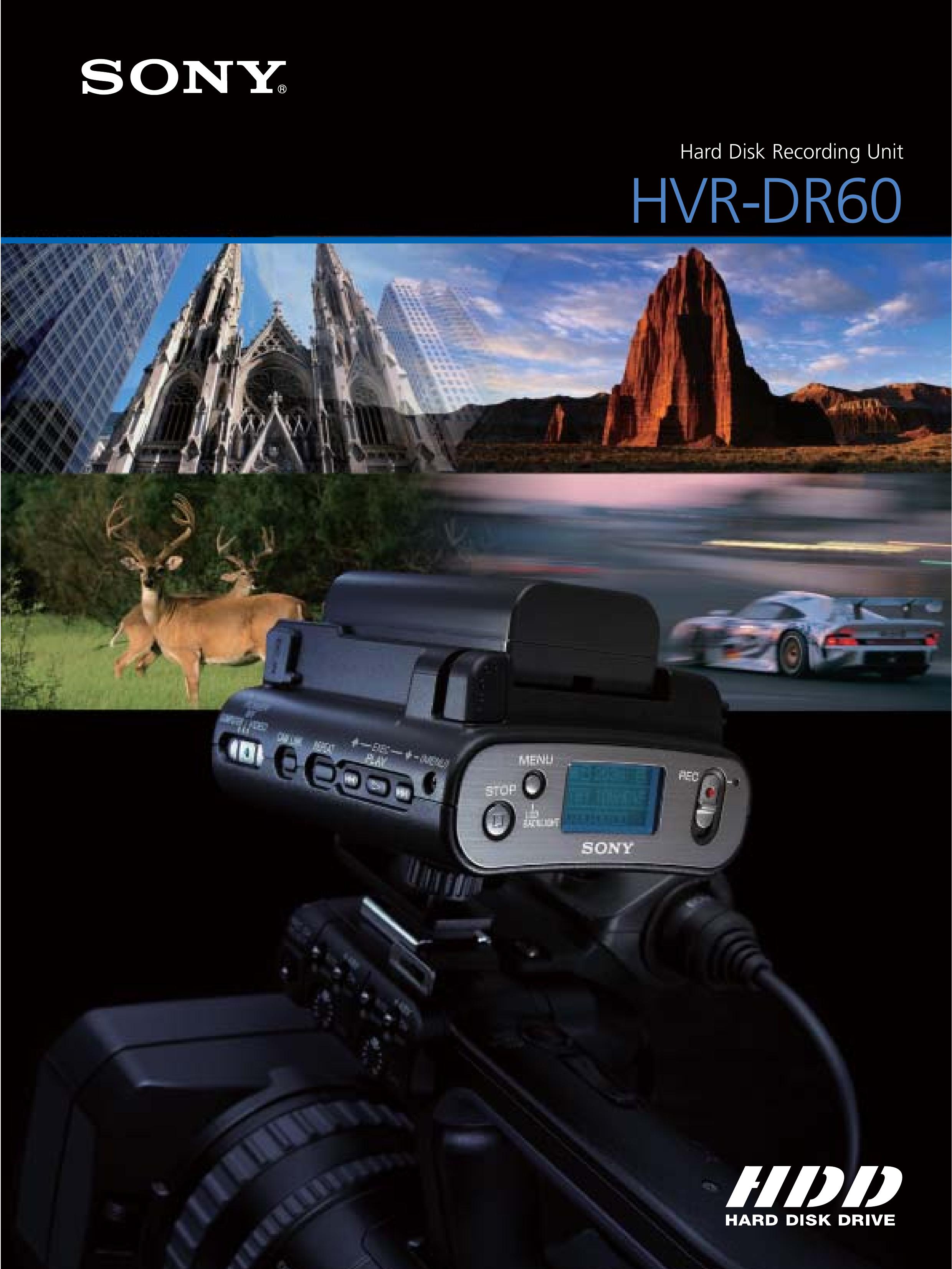 Sony HVR-DR60 Camcorder Accessories User Manual