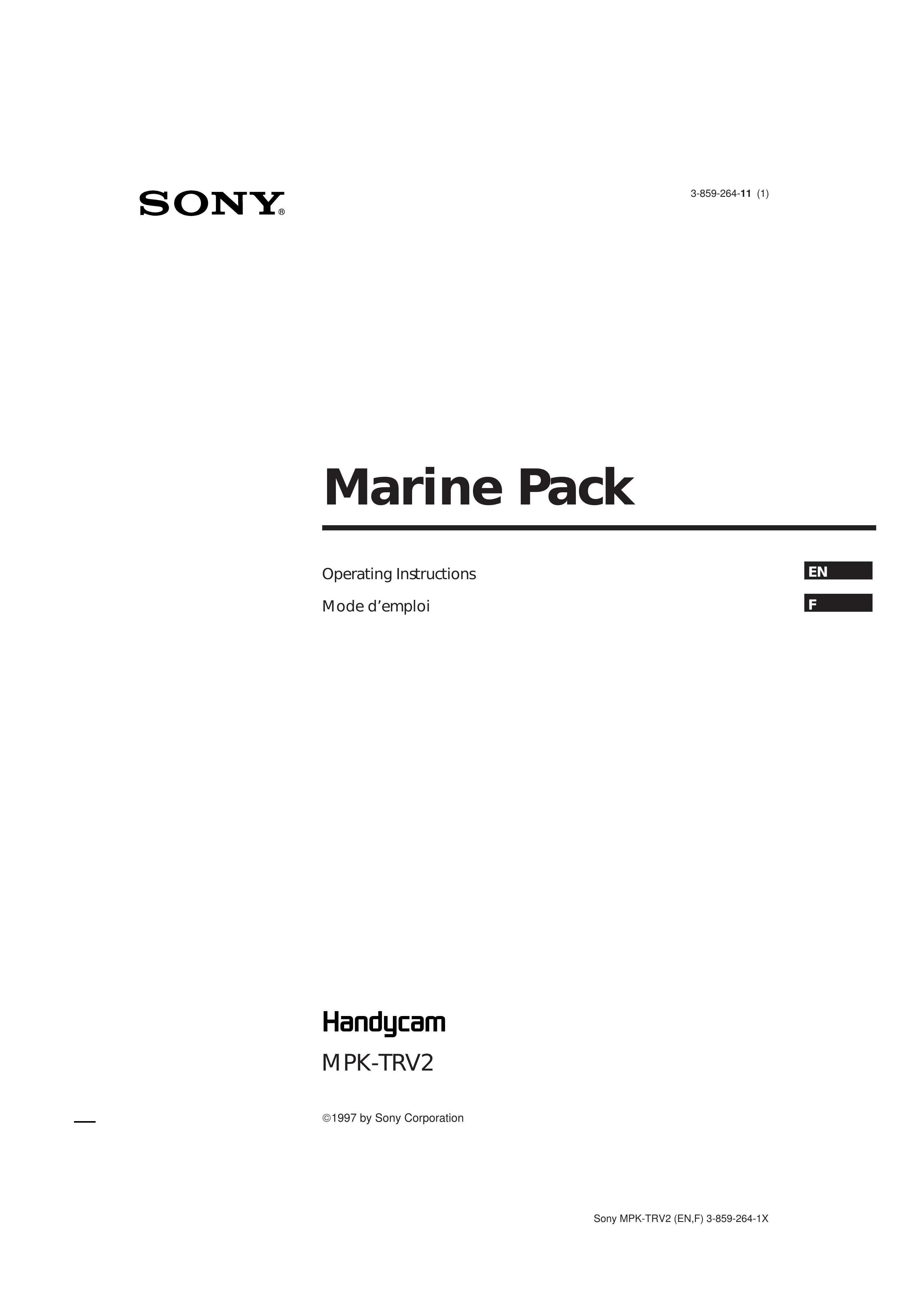 Sony MPK-TRV2 Camcorder Accessories User Manual