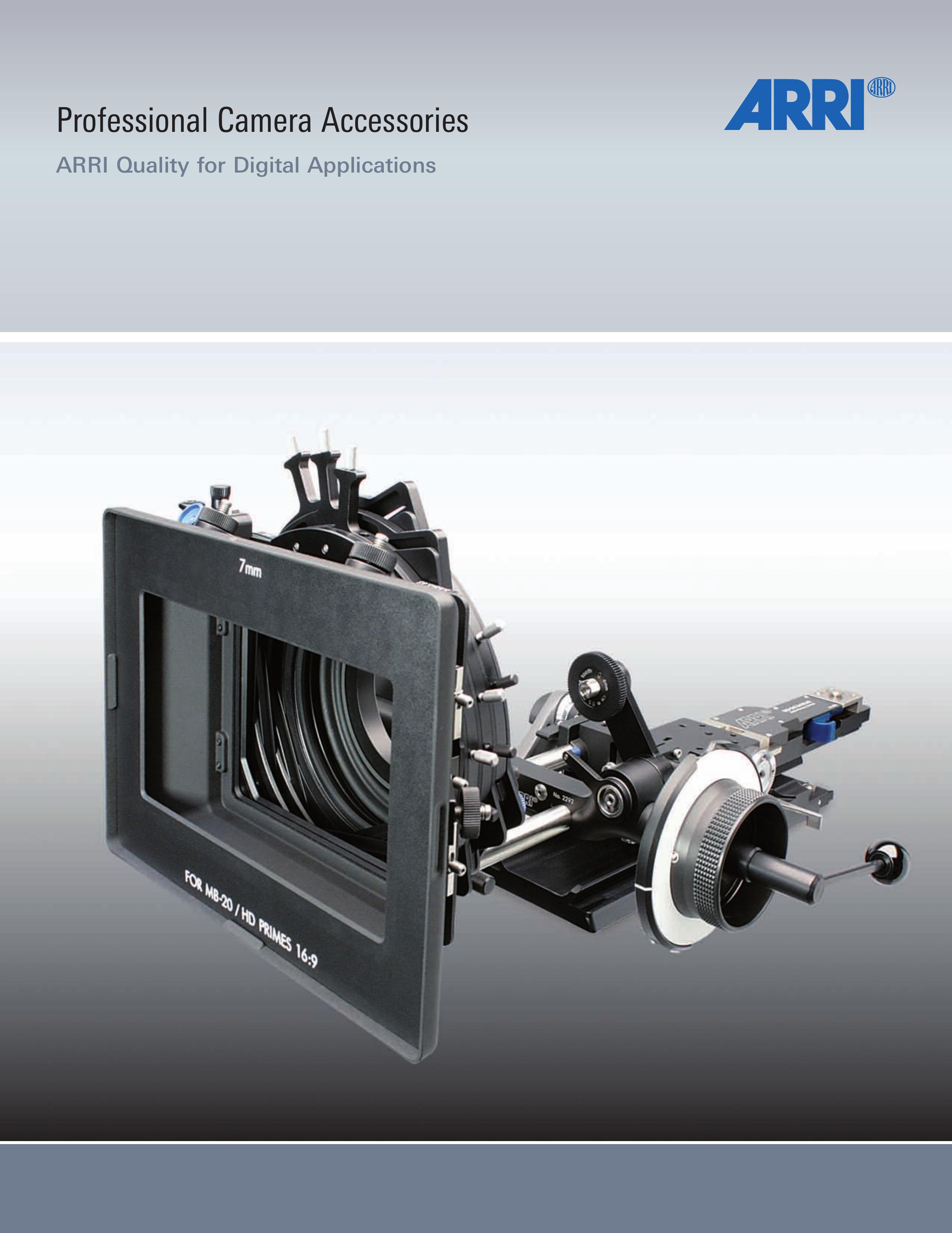 ARRI MB-20 Camera Accessories User Manual