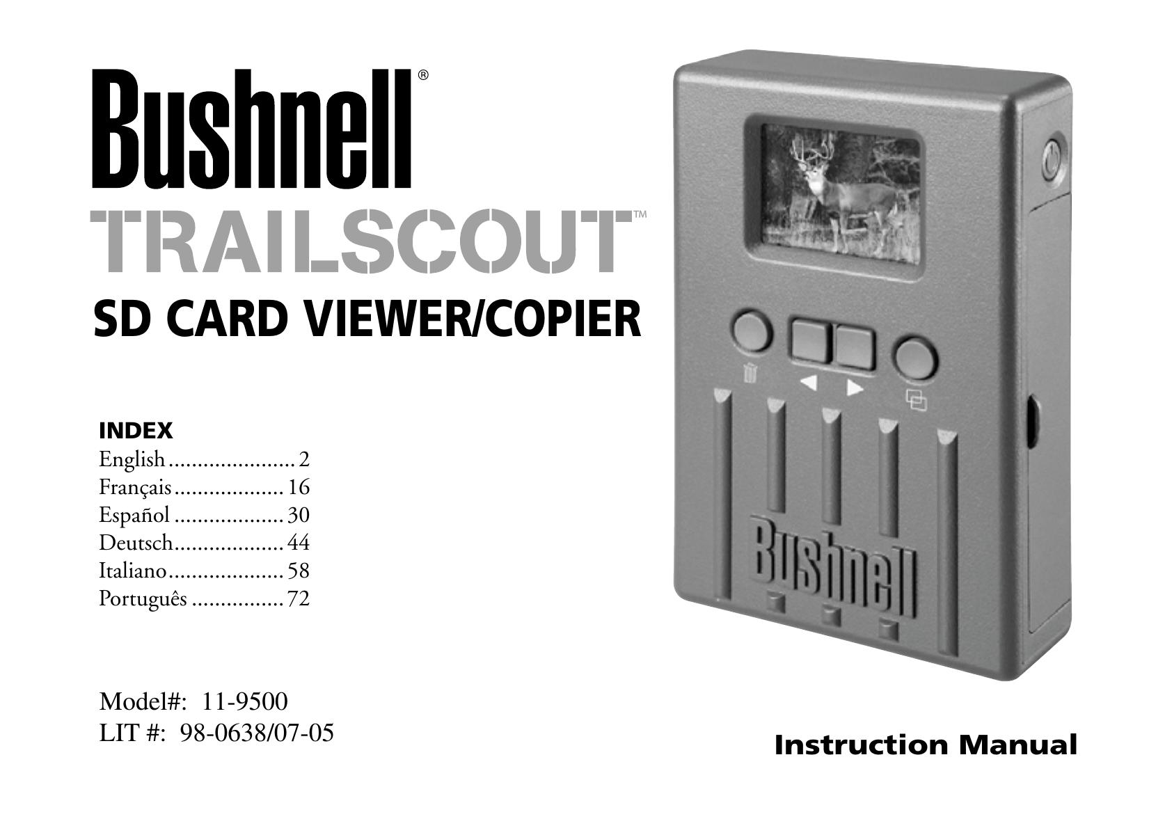 Bushnell Nov-00 Camera Accessories User Manual