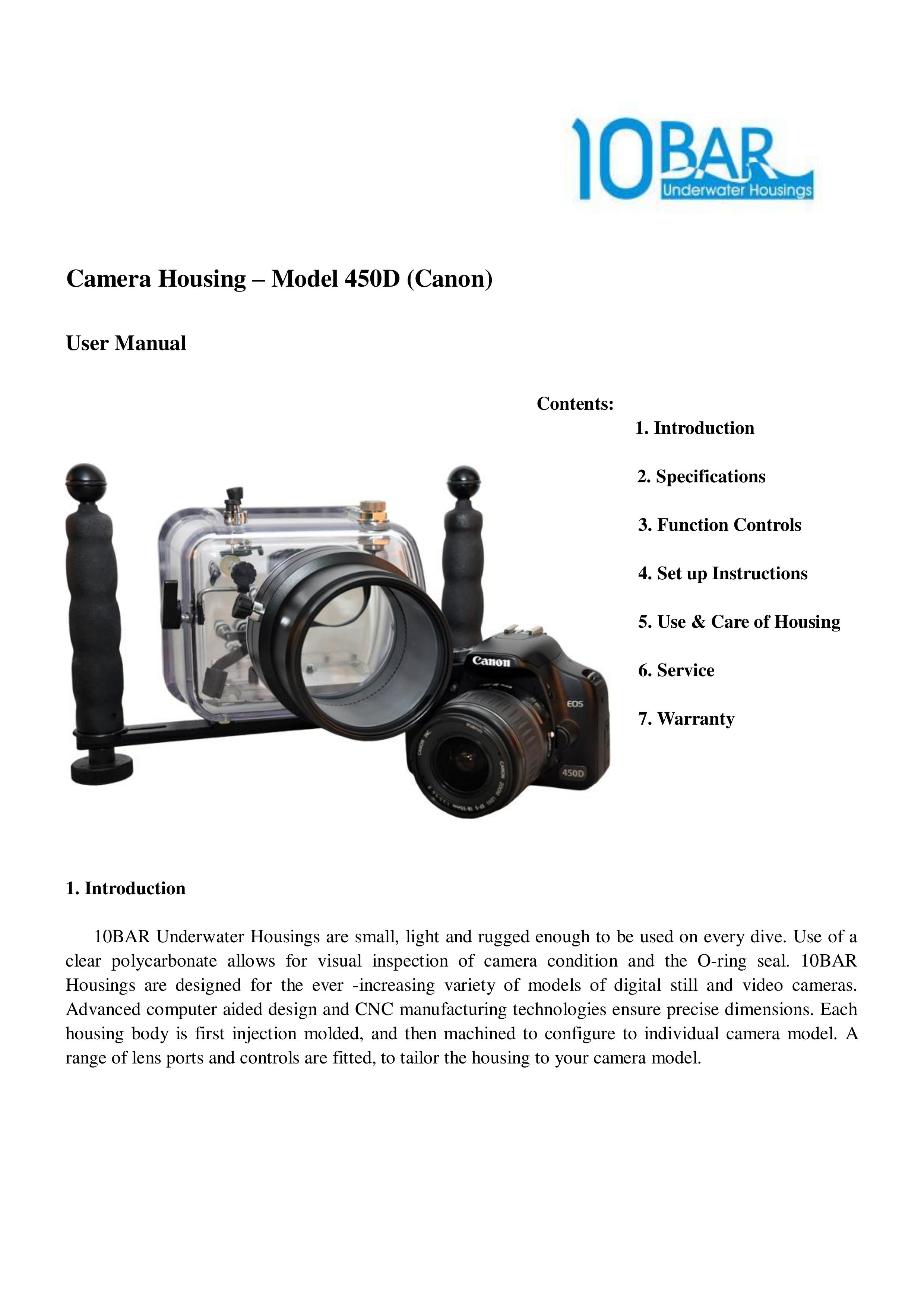 Canon 450D Camera Accessories User Manual
