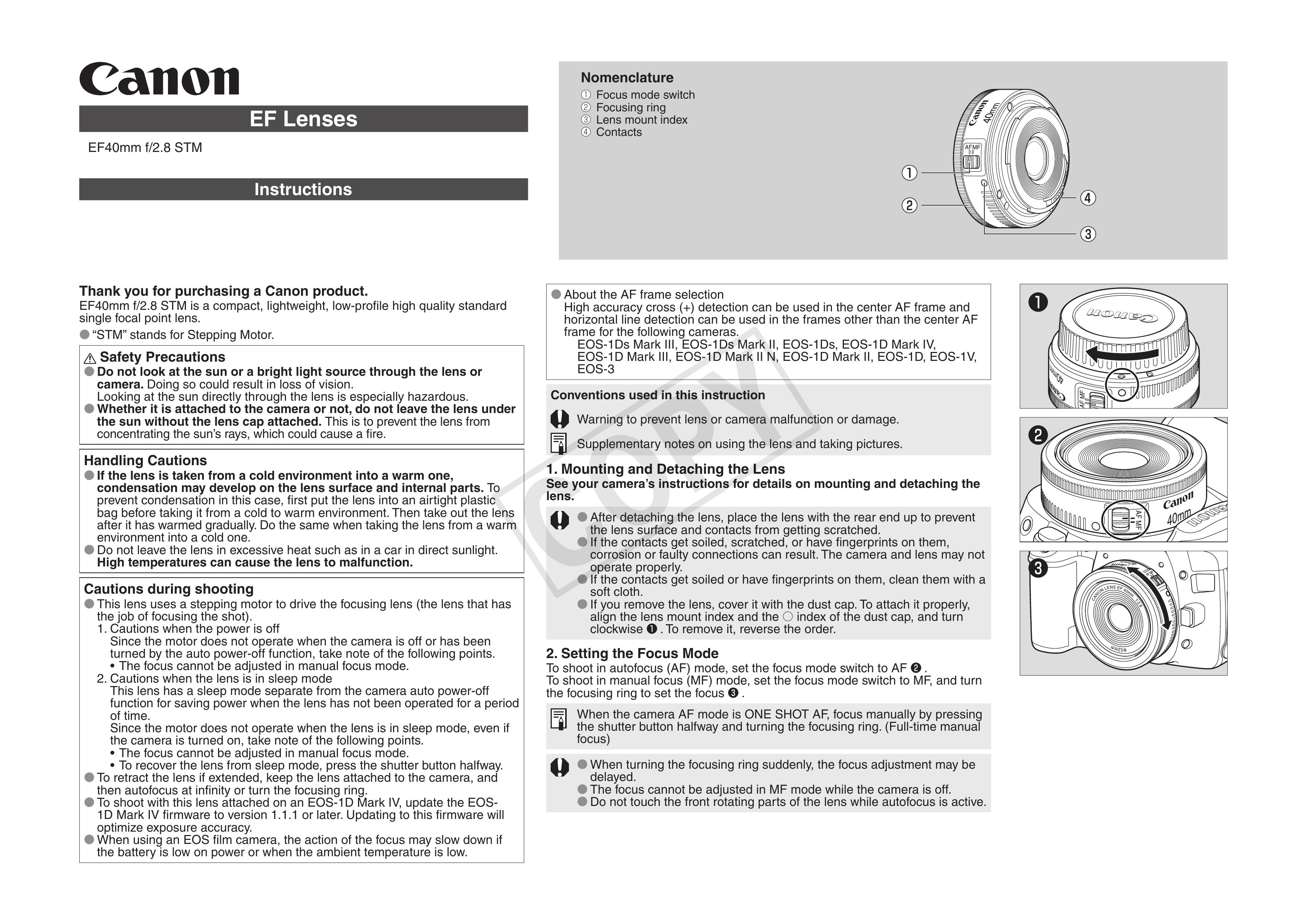 Canon 6310B002 Camera Accessories User Manual
