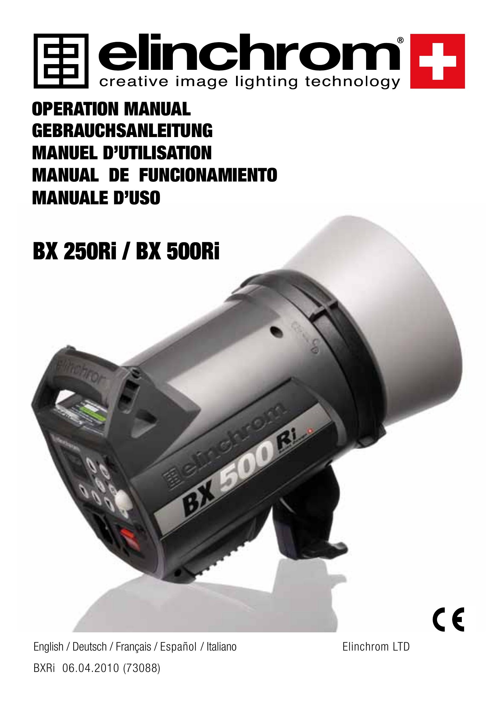 Elinchrom BX 250RI Camera Accessories User Manual