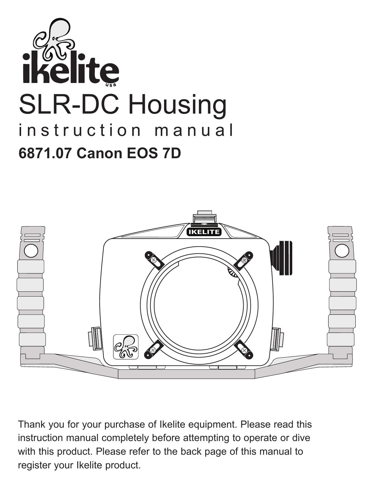 Ikelite 6871.07 Camera Accessories User Manual